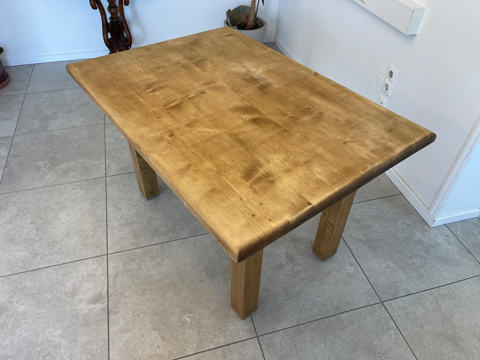 Bauerntisch Bäuerlicher Tisch Holz Uriger Esstisch Massivholztisch G1717
