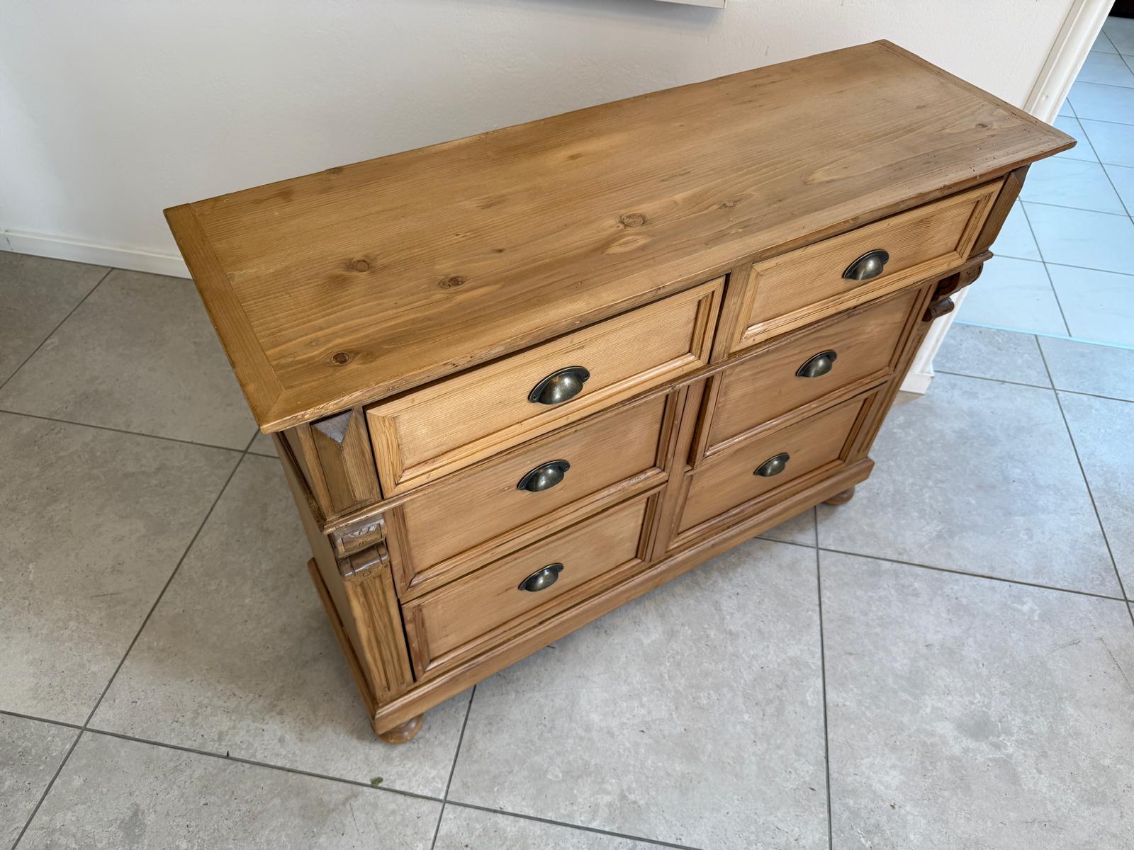 Bäuerliche Ladenkommode Bauernmöbel Bauernmöbel Bauernschrank G2198