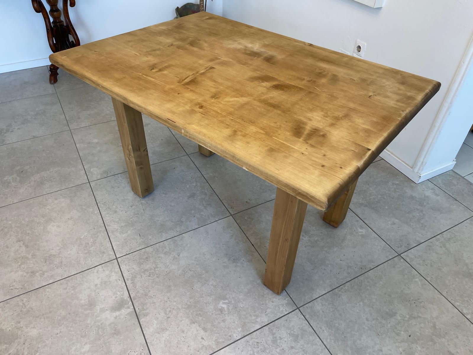 Bauerntisch Bäuerlicher Tisch Holz Uriger Esstisch Massivholztisch G1717