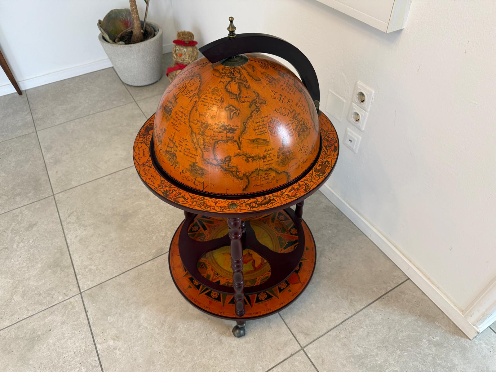  Barschrank Globusbar Barwagen Stilmöbel Dekobar D1001