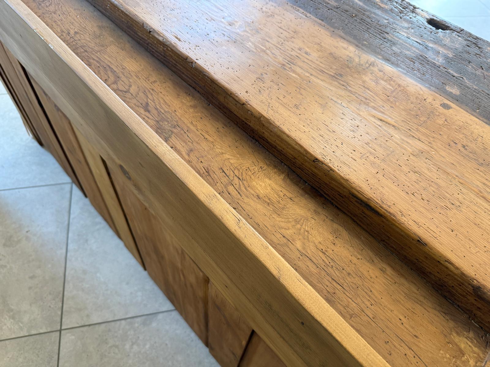 Urige Hobelbank Werkbank Pult Tresen Ladenschrank G2181