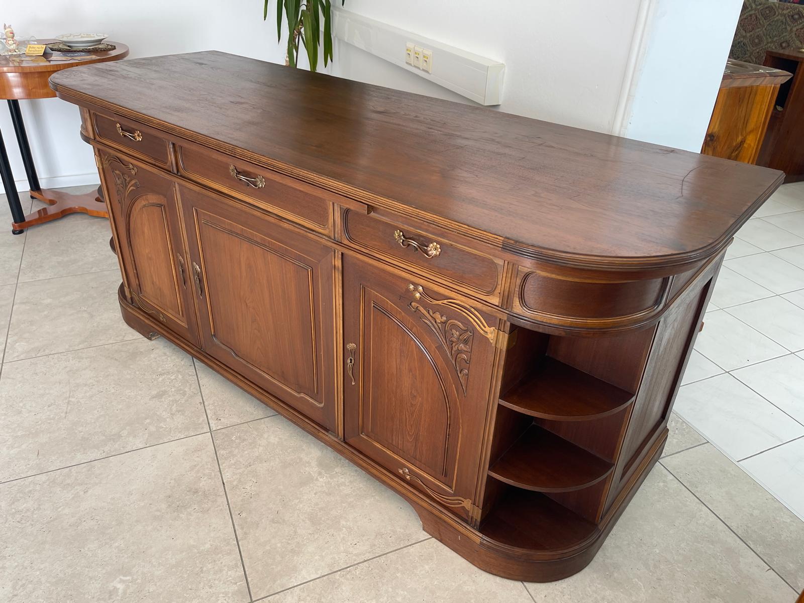 Originales Jugendstil Anrichte Sideboard Antik Vintage Traum G1357