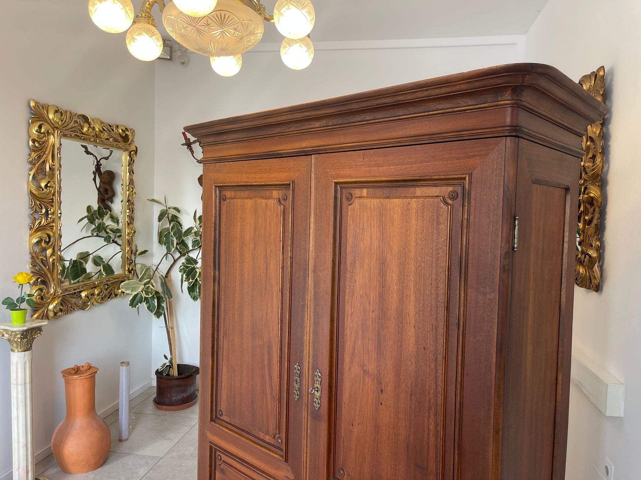 Prächtige Historismus Schrank Kleiderkasten Kasten G1518