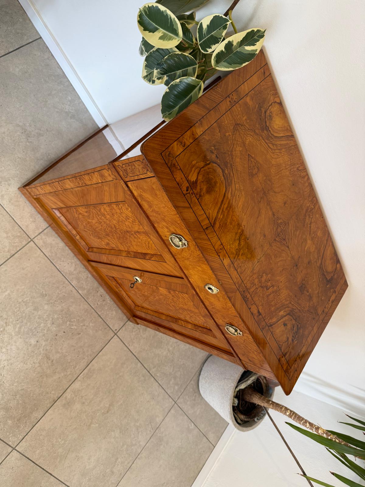 Restauriertes Biedermeier Trumeau Anrichte Antiquität D1193