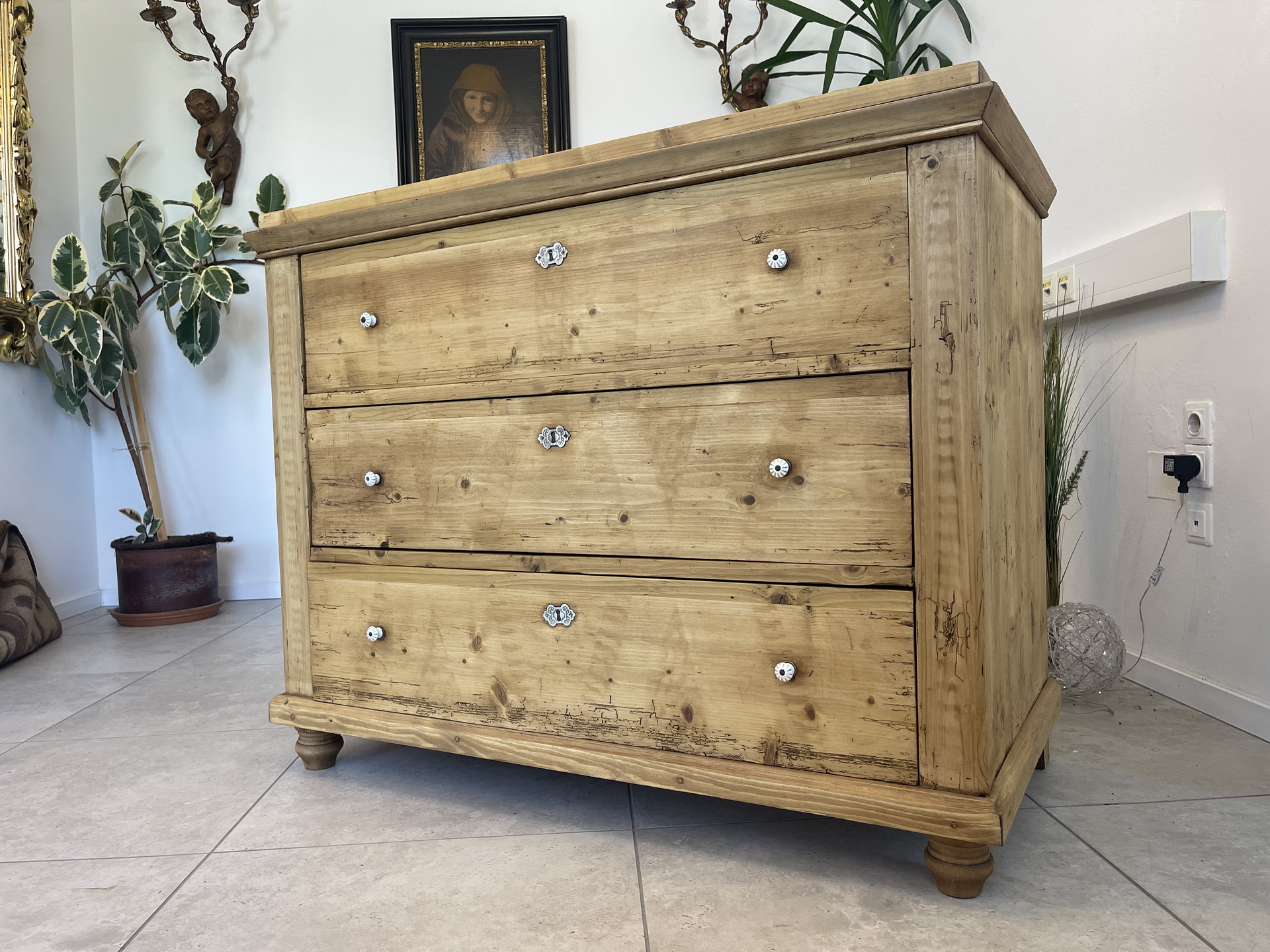 bauernschrank_254 Originale Gründerzeit Kommode Restauriert A4342