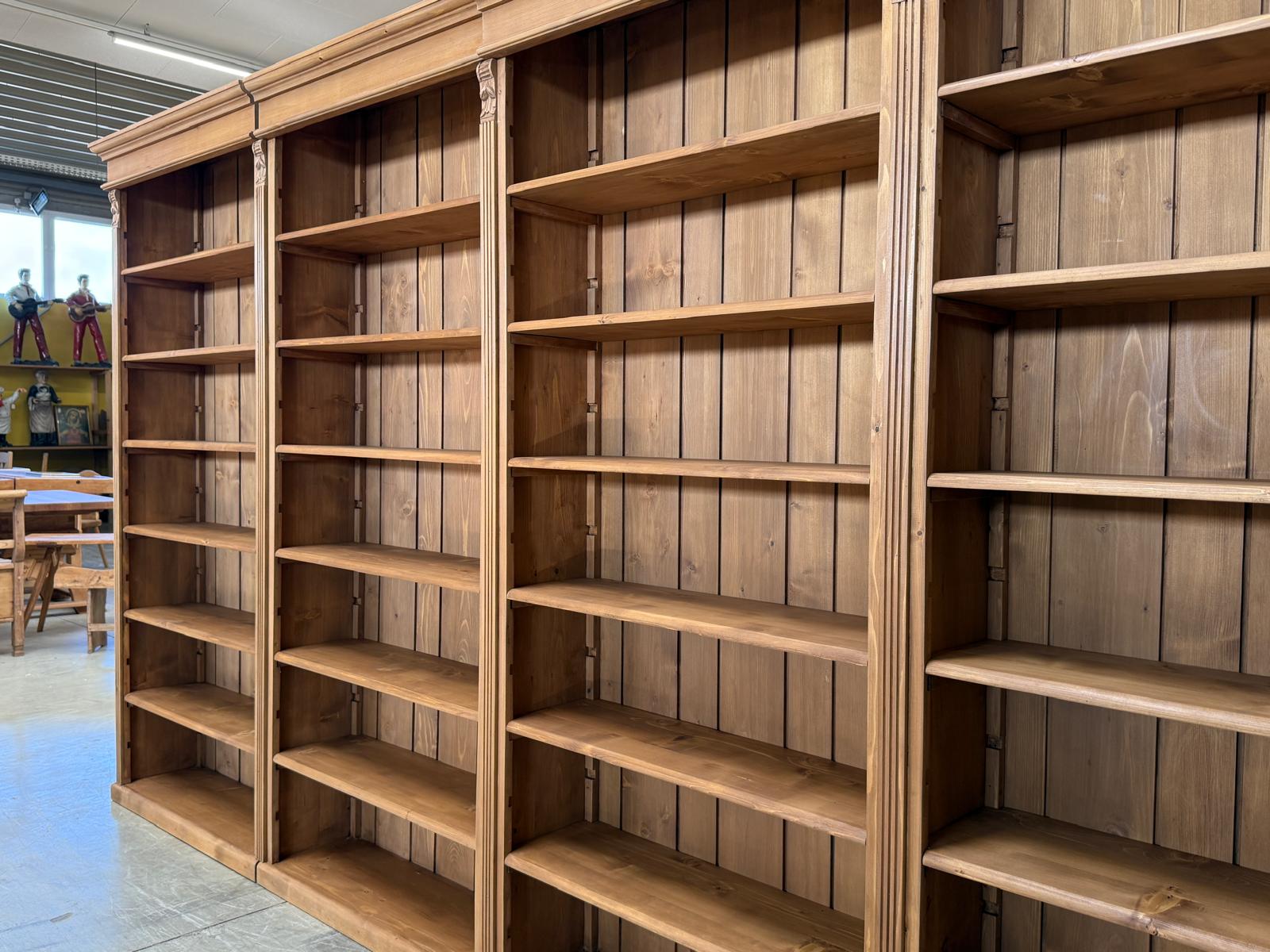 Grosses Bücherregal Stellage Bücherschrank Bauernkasten Bücherwand G2407