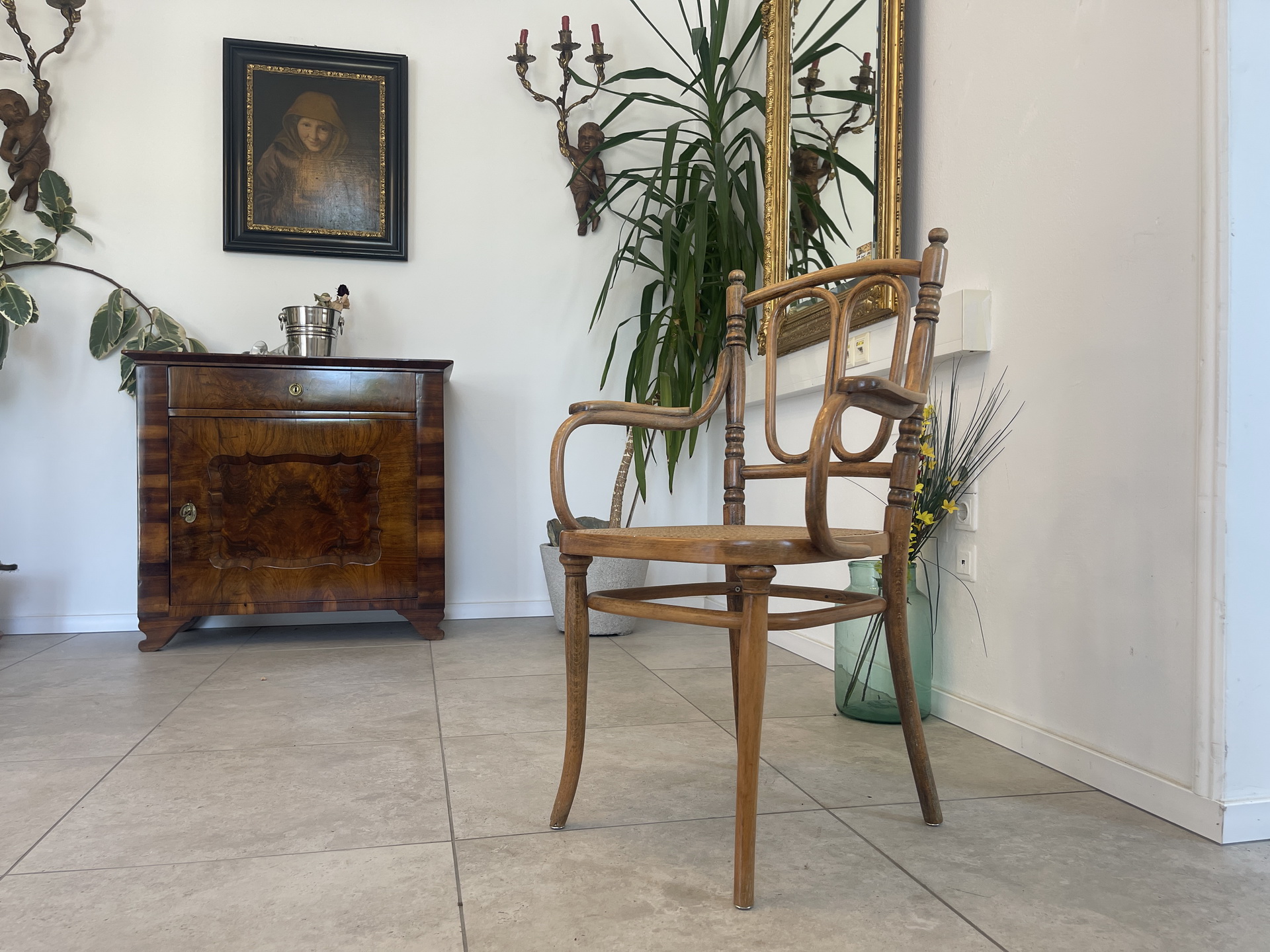 IMG_1227z4iRQjYDql6LV Traum Bugholzsessel Armlehnstuhl Sessel Thonet, Eleganter Bugholzstuhl, Vintage Design - A4526