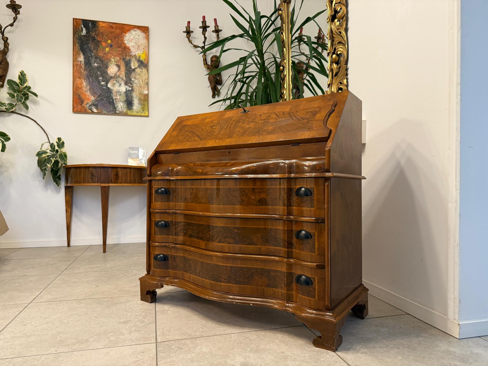 Sekretär Schreibsekretär Barockstil Marketerien Traum G2314