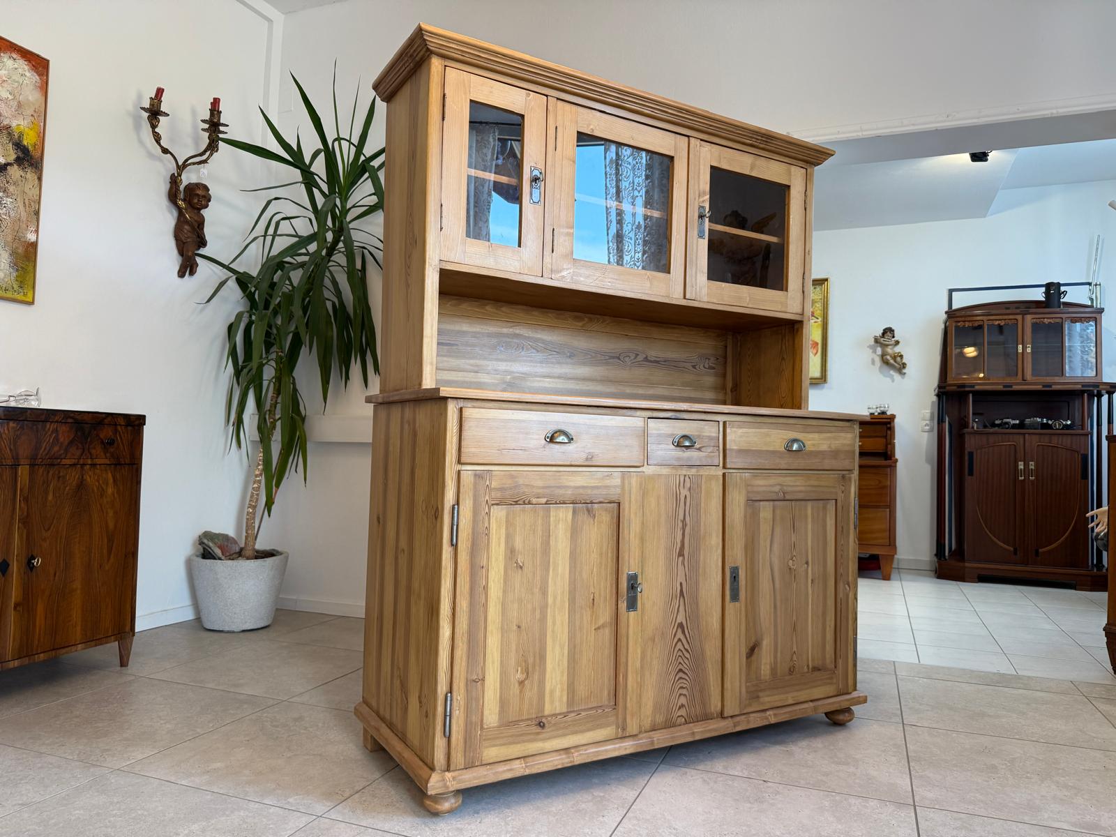 Jugendstil Küchenbuffet Küchenschrank Küchenkredenz G2008