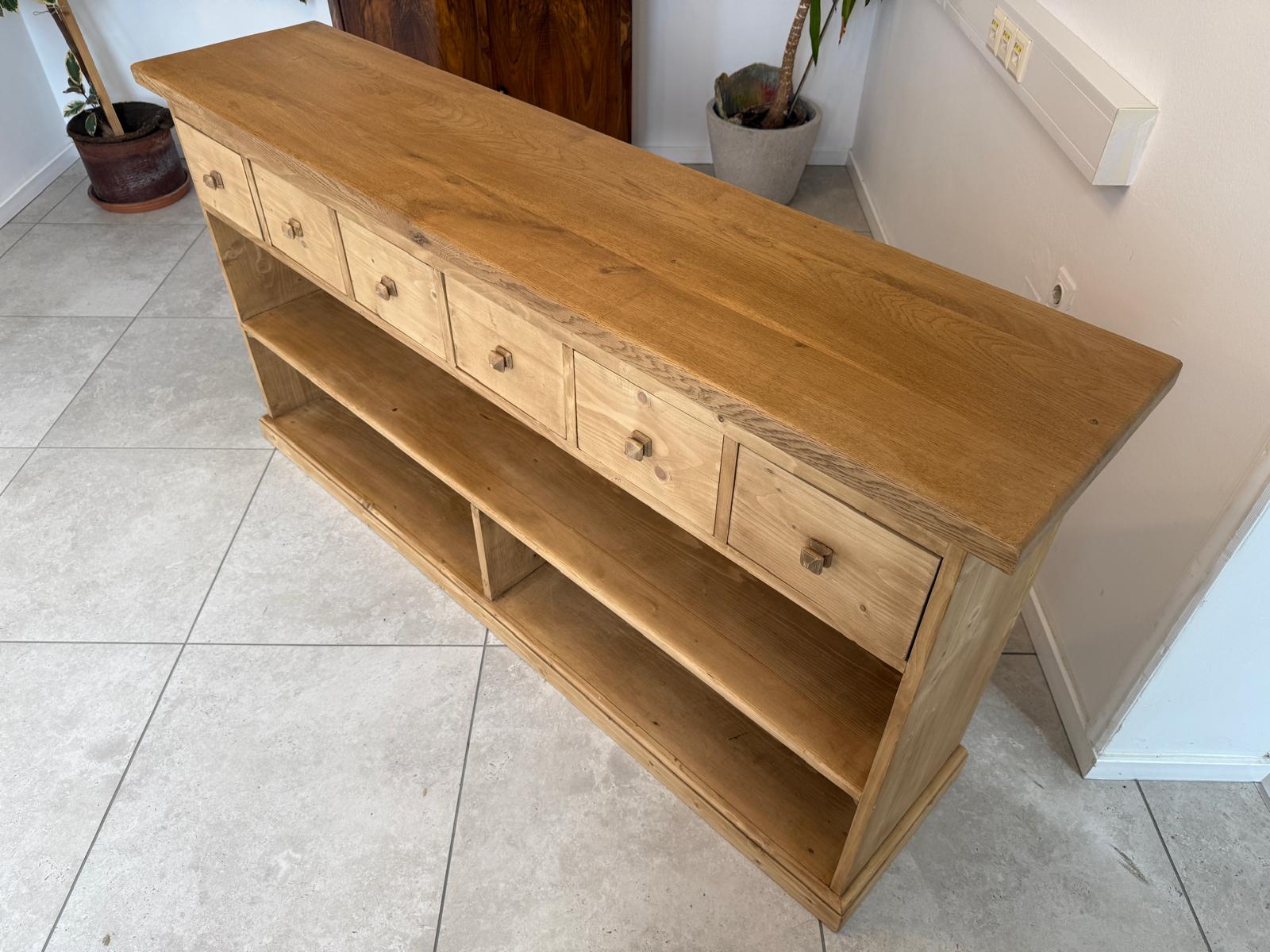 Massive Laden Ladenkommode Ladenschrank Apothekerschrank Bauernmöbel G1896