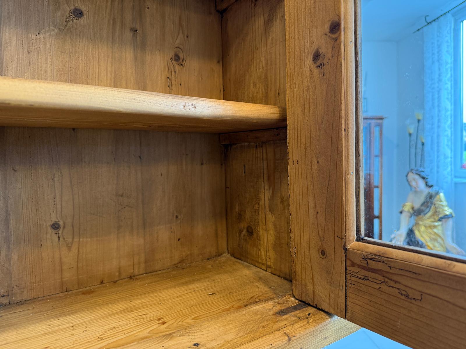 Jugendstil Küchenschrank Naturholz Fichtenholz Kredenz UrigG2137