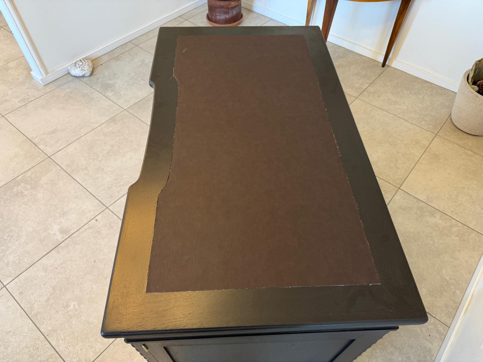 Restaurierter Jugendstil Schreibtisch Sekretär Freisteher Originalstück G2275