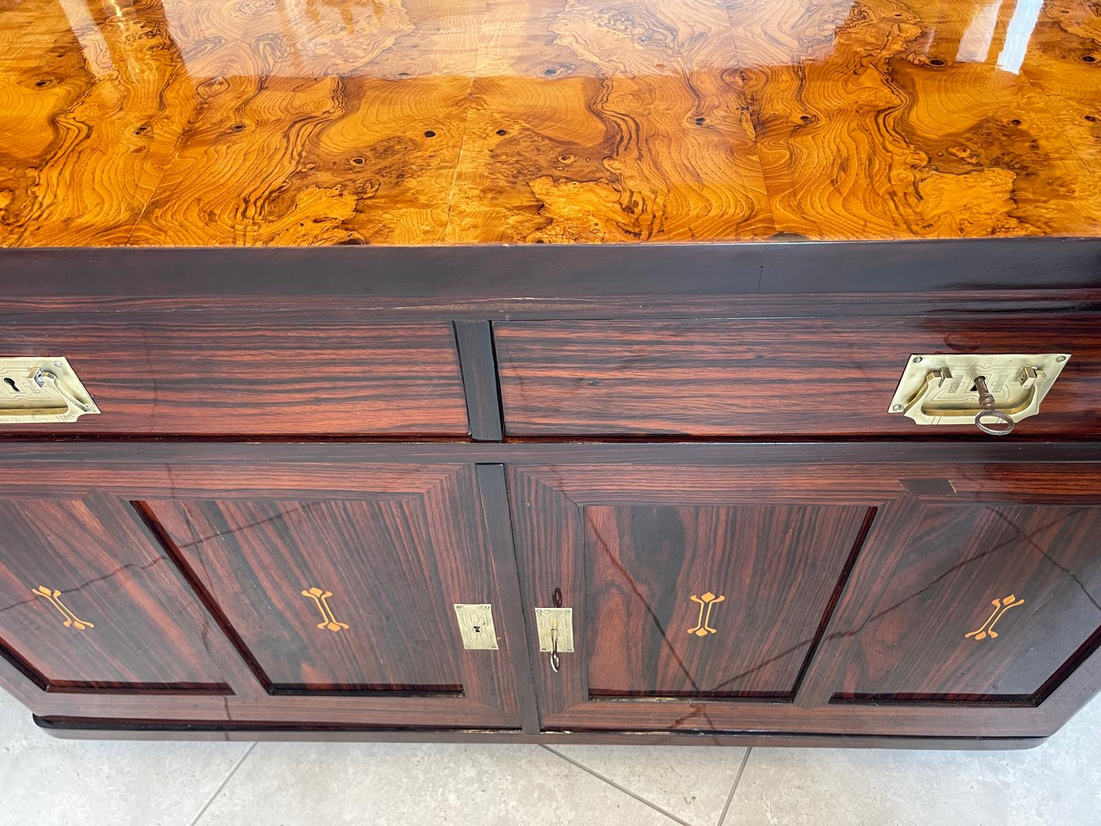 SALE Restauriertes Jugendstil Kredenz Etagere  Bücherschrank Traum Antiquität G1444