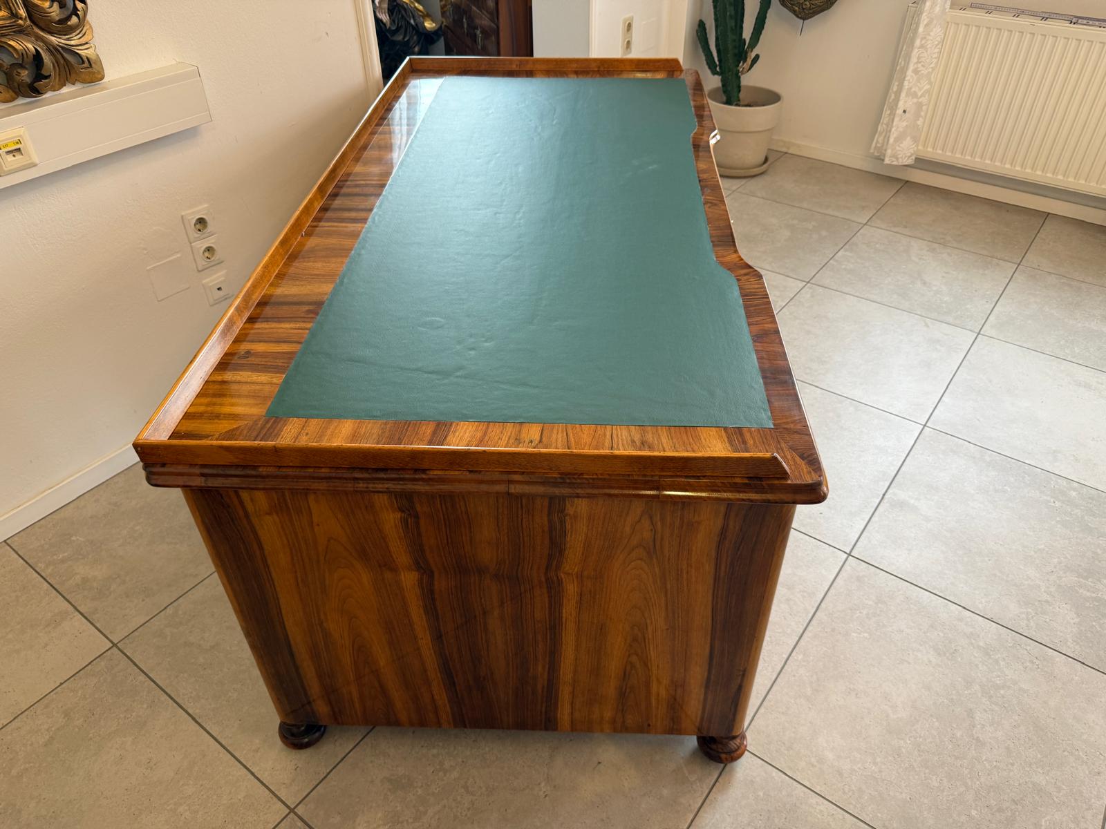 Restaurierter Großer Biedermeier Schreibtisch Sekretär D2678