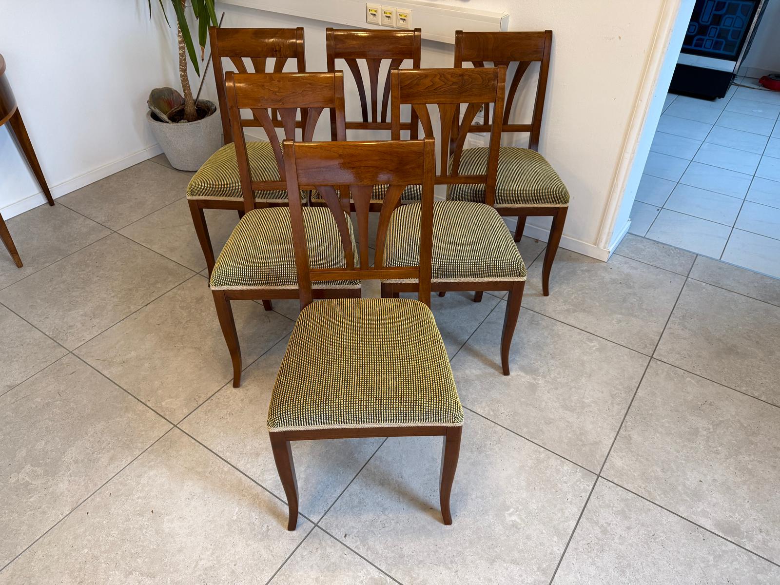 6er Ensemble Stilsessel Biedermeier Zeit Biedermeier Stil Stilmöbel D1092