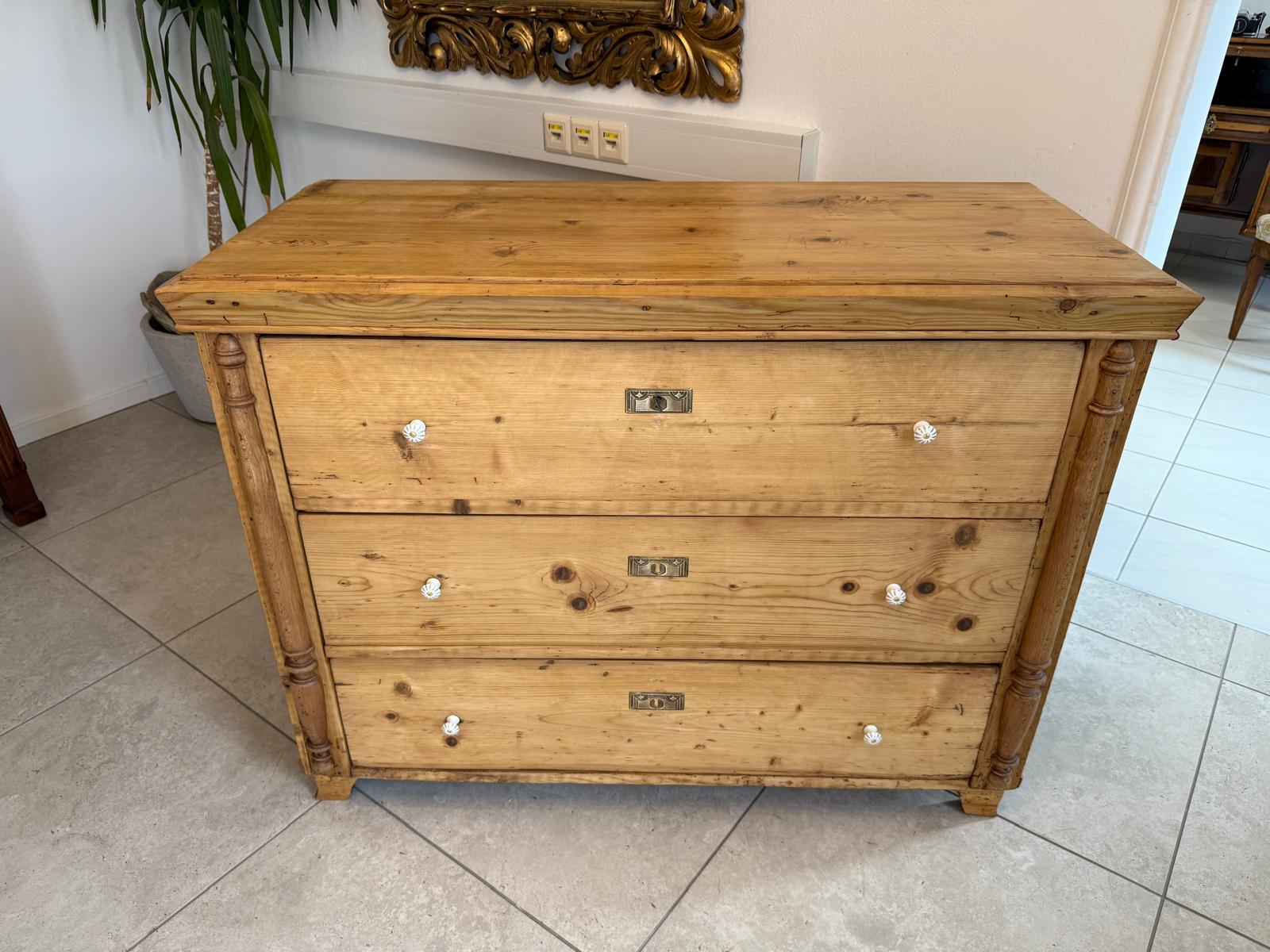 Antik originale Biedermeier Kommode Ladenkommode B2125