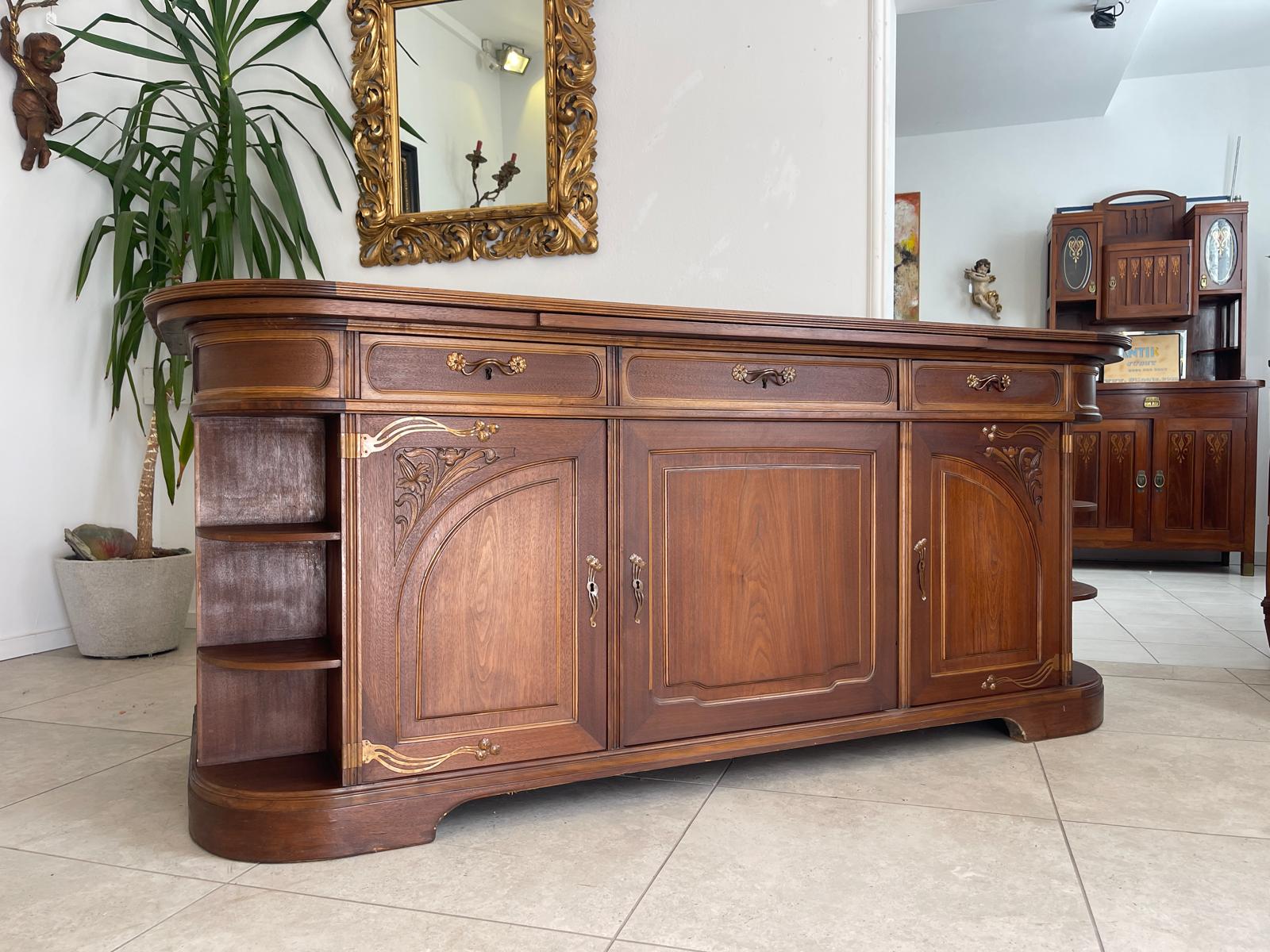 Originales Jugendstil Anrichte Sideboard Antik Vintage Traum G1357