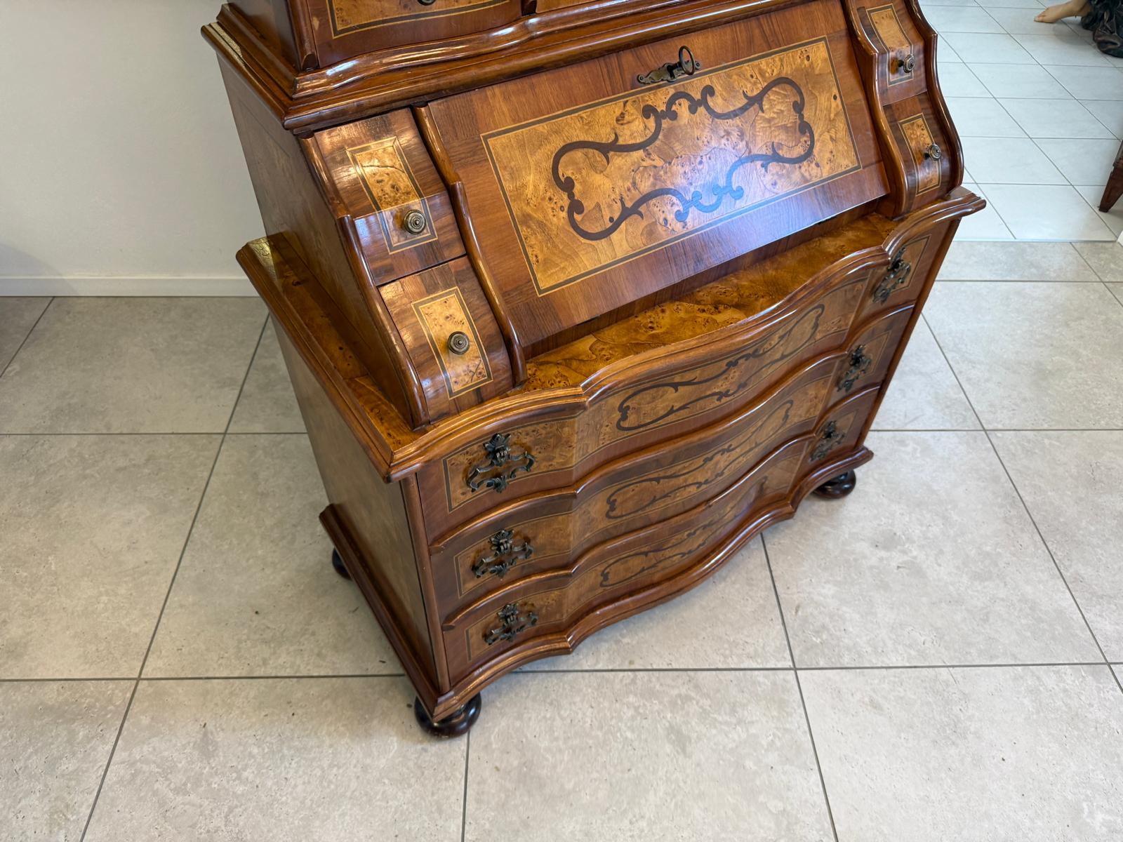Tabernakel Barockstil Aufsatzsekretär Ladenschrank Stilmöbel D2924