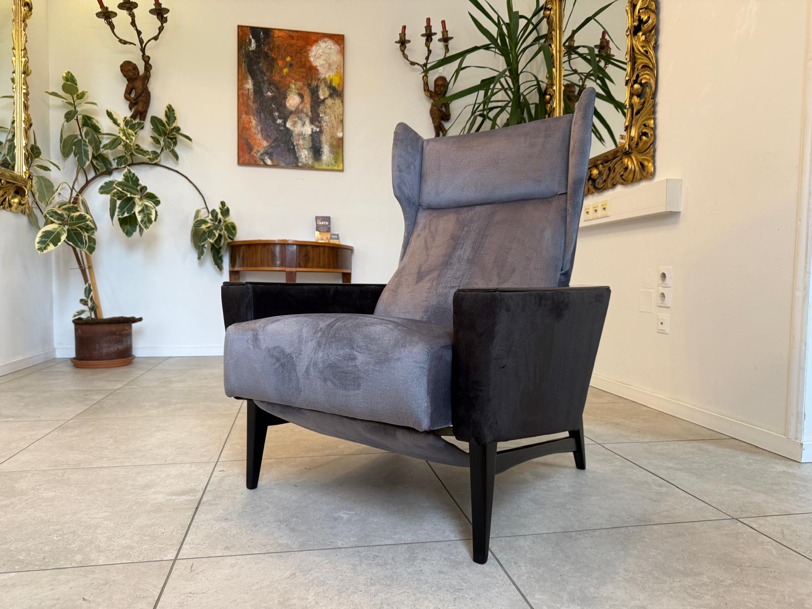 Art Deco Fauteuil Designerstuhl Liegestuhl Antiquität G2270