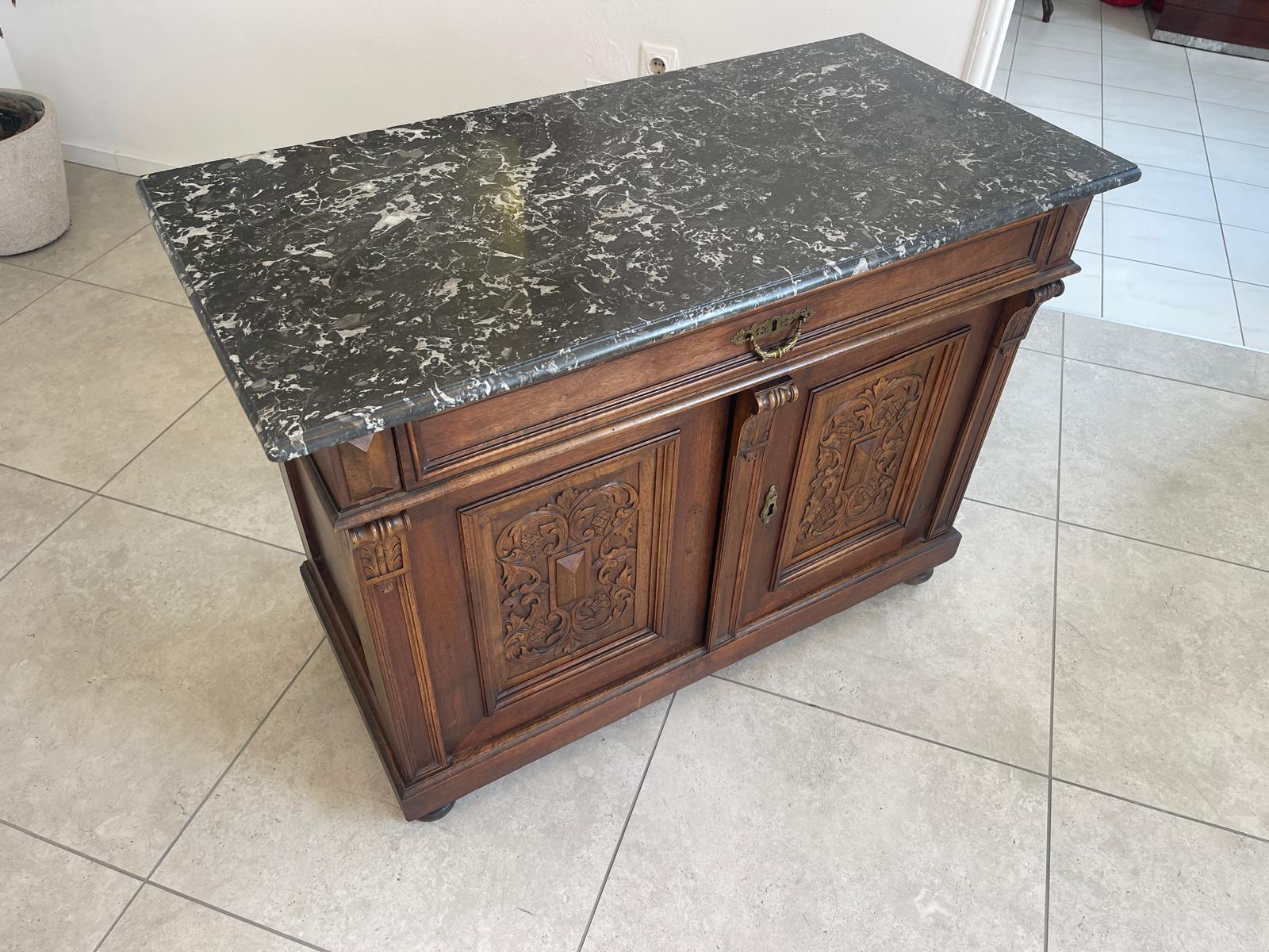 Originale Gründerzeit Anrichte Schrank Vertiko Schrank G1601