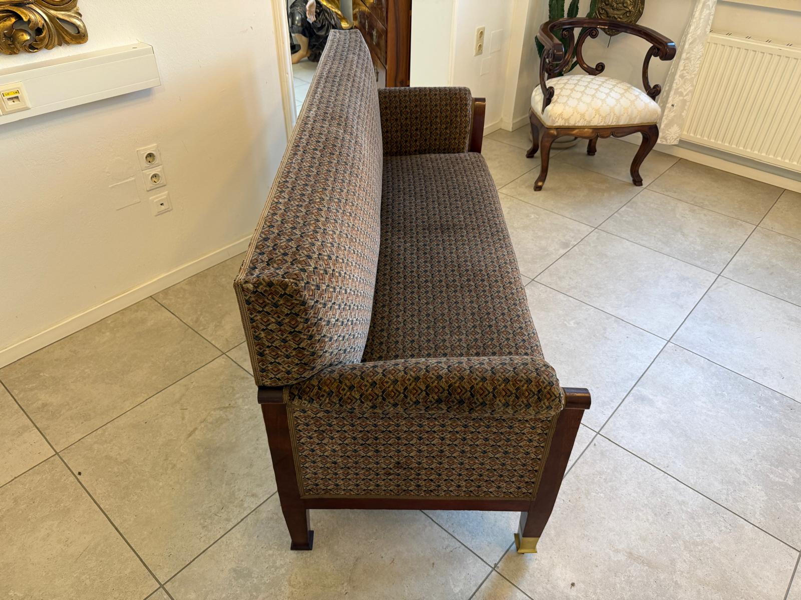(SALE) Jugendstil  Sofa Original Diwan Couch Couch D1231