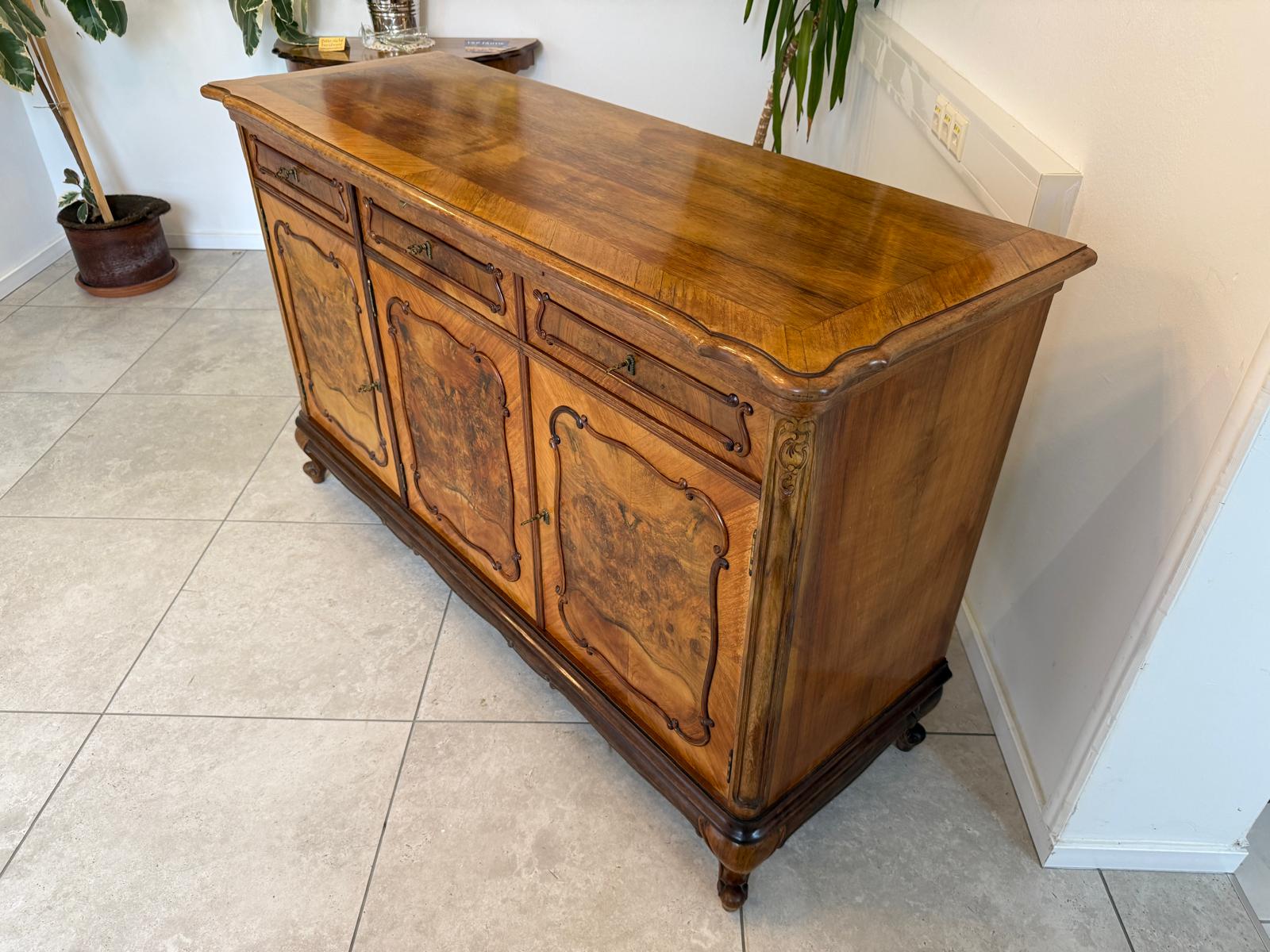 Barocke Anrichte Kommode Sideboard Ablage G1731