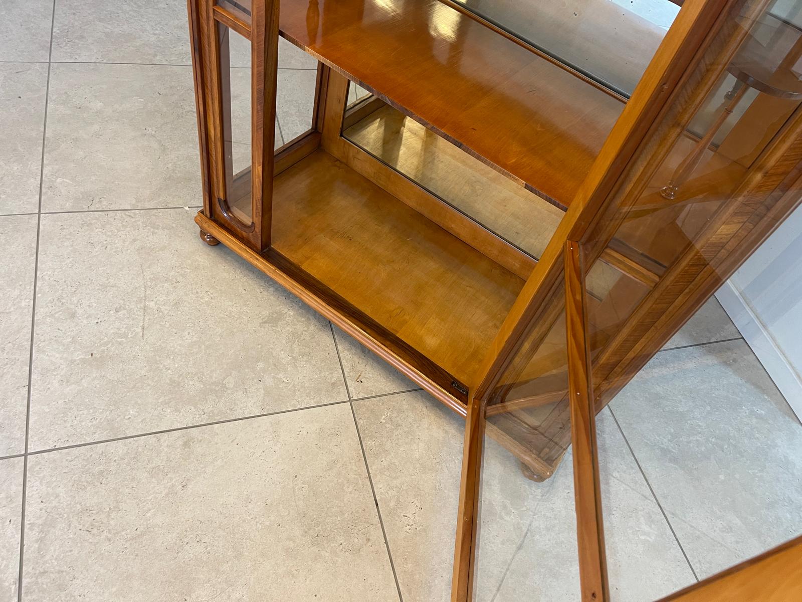 SALE Gründerzeit Vitrine Bücherschrank Sammlervitrine Antiquität G1187