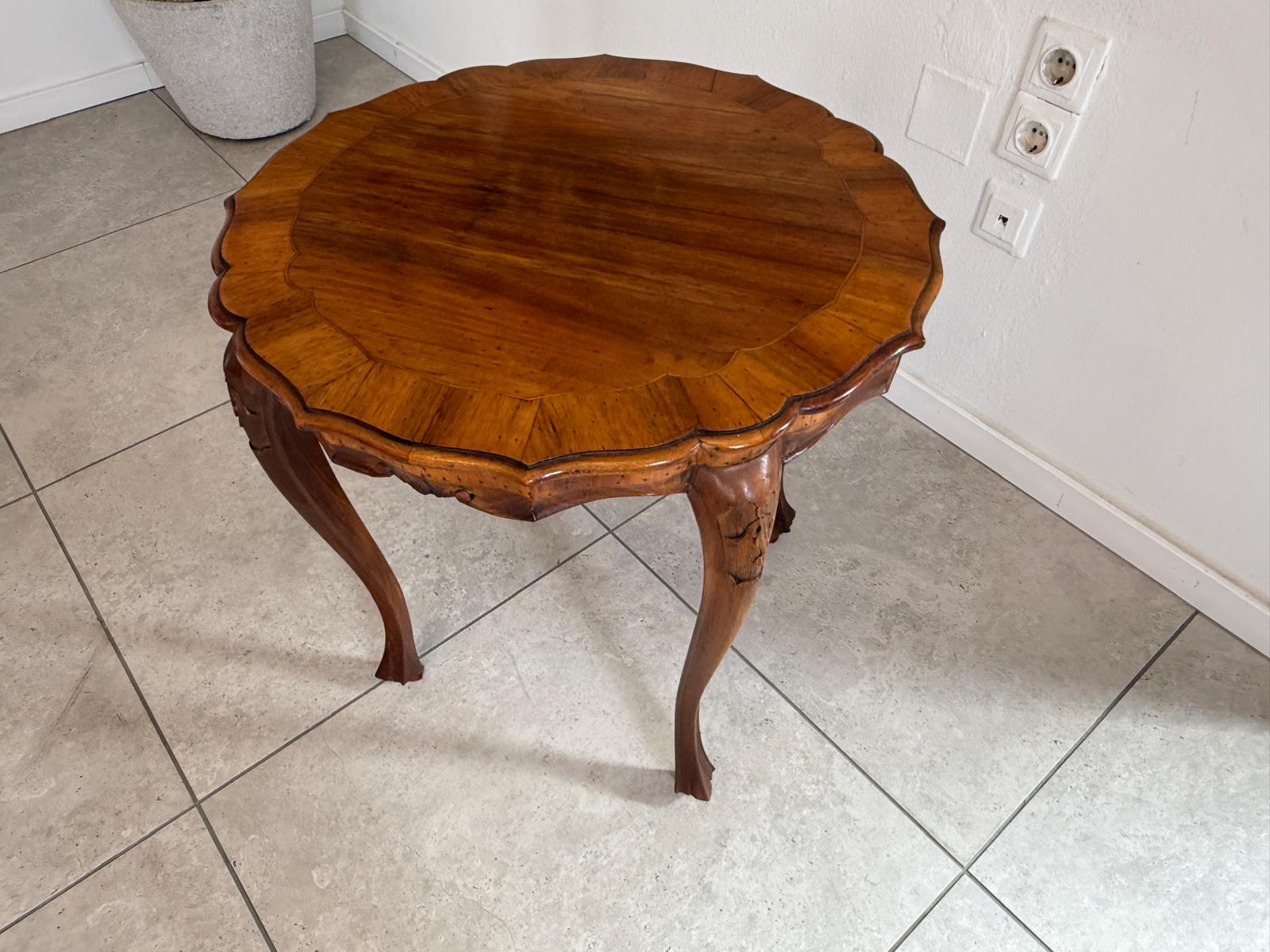 Zierlicher Tisch Barockstil Beistelltisch Blumentisch von ifantik D2367