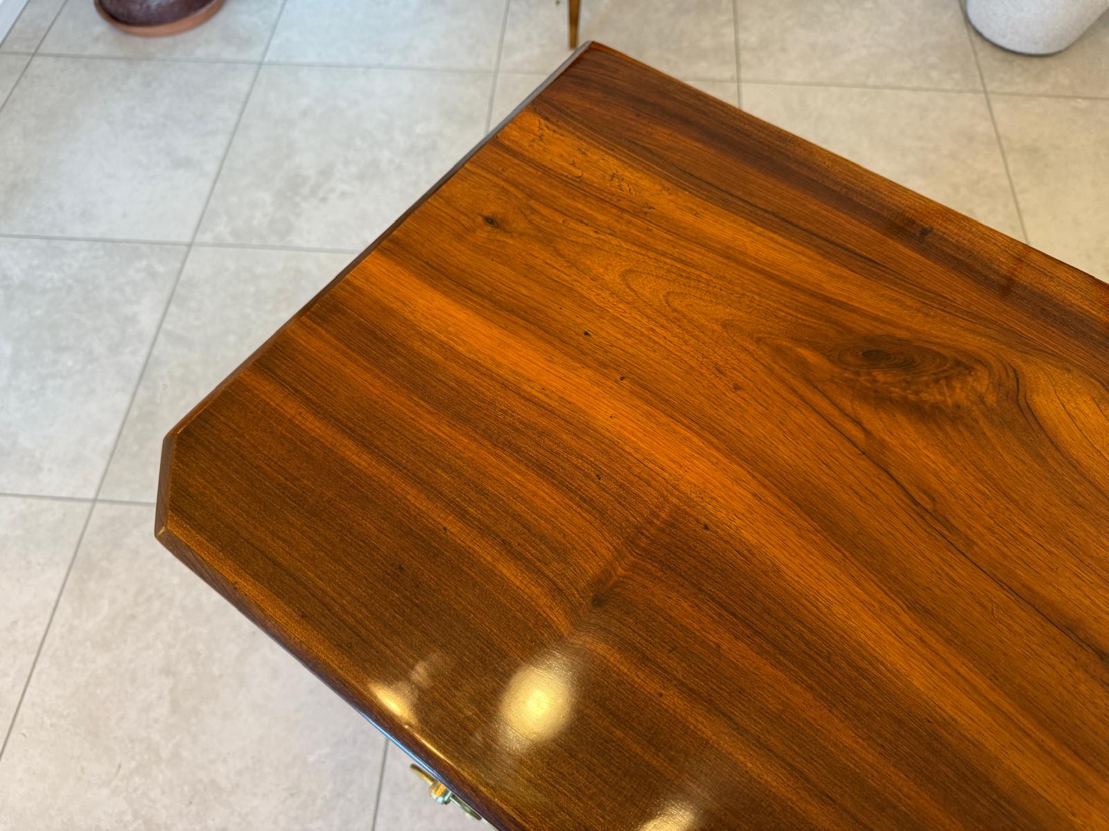 SALE Restaurierte Biedermeier Schreibkommode Nussholz Antiquität Antikmöbel G2158