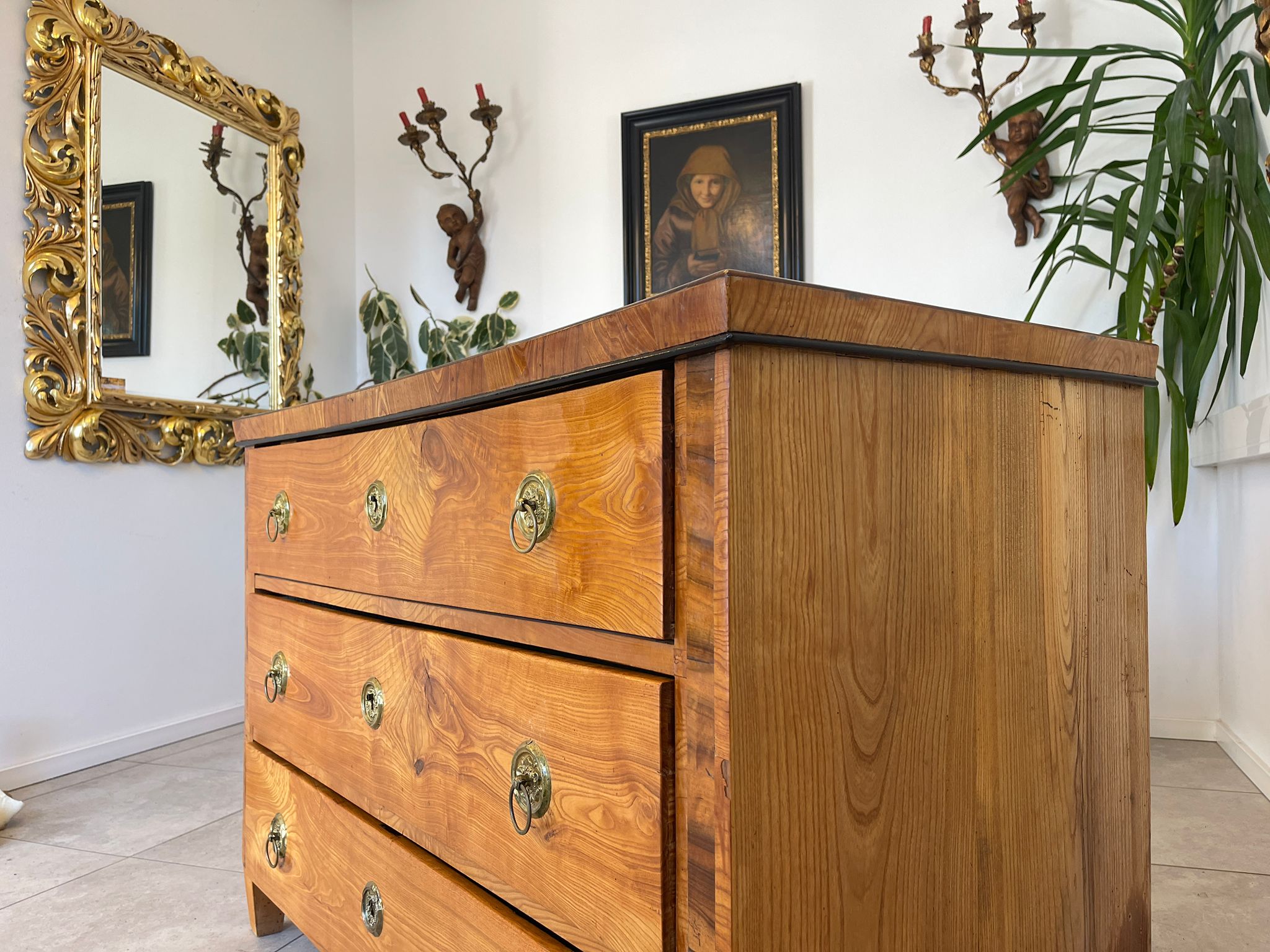 Sale Originale Biedermeier Kommode Eschenholz G1109