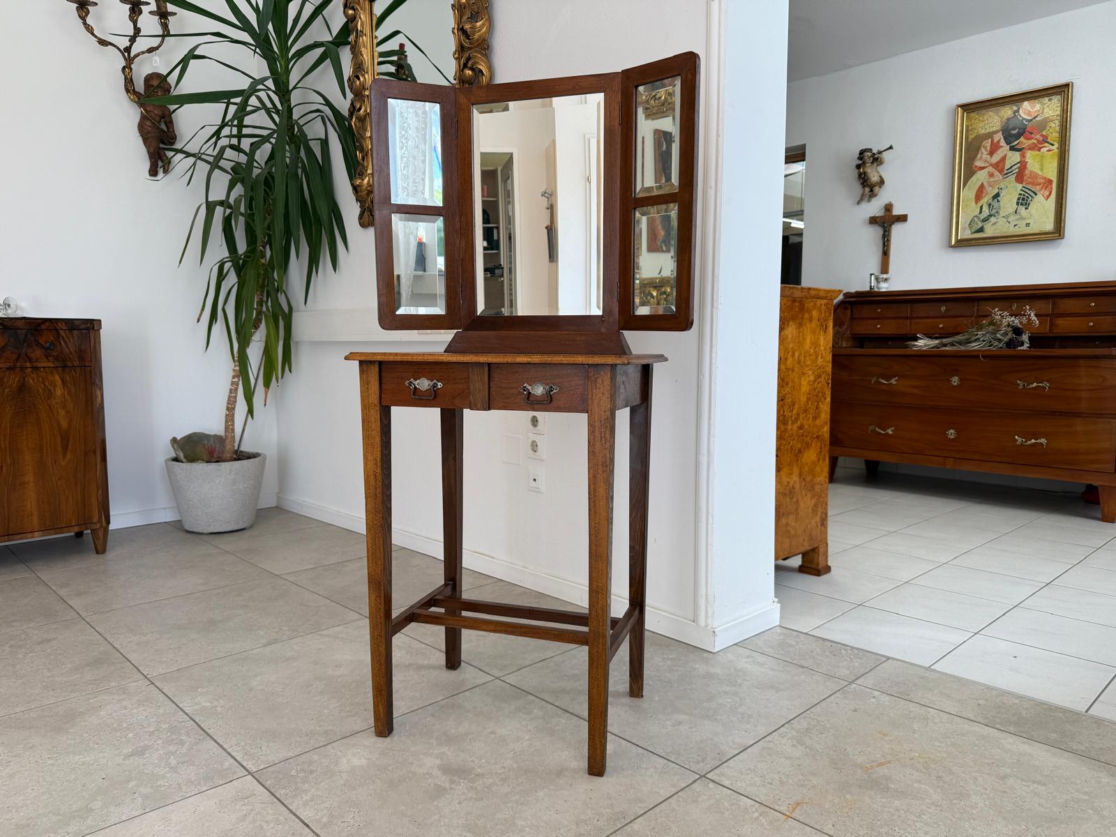 Restaurierter Jugendstil Tisch Schminktisch Beistelltisch G1958