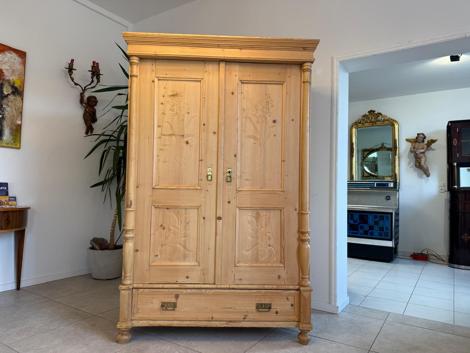 Gründerzeit Bauernschrank Bauernkasten Hallenschrank G1041