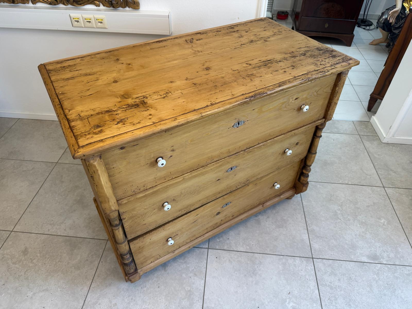 SALE Gründerzeit Kommode Ladenkommode Weichholz D2722