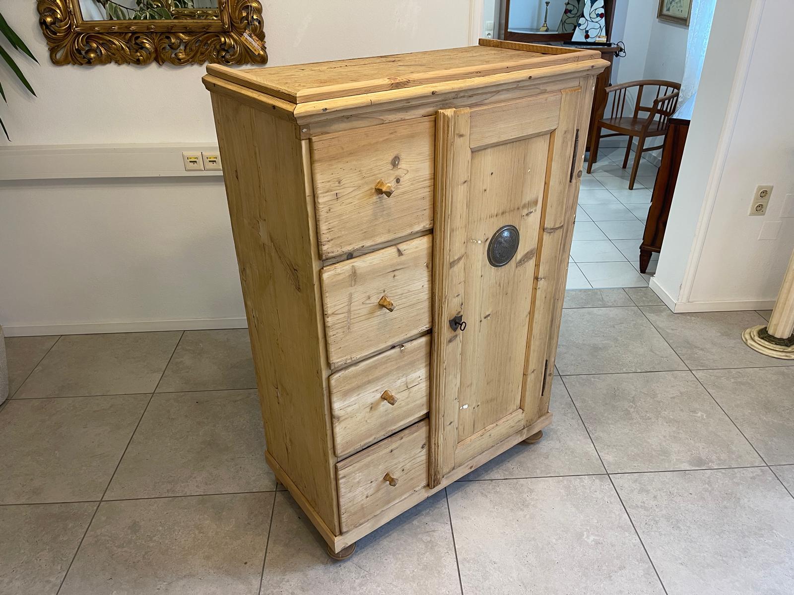Originaler Biedermeier Brotschrank Almerschrank Speiskasten Antiquität G1062