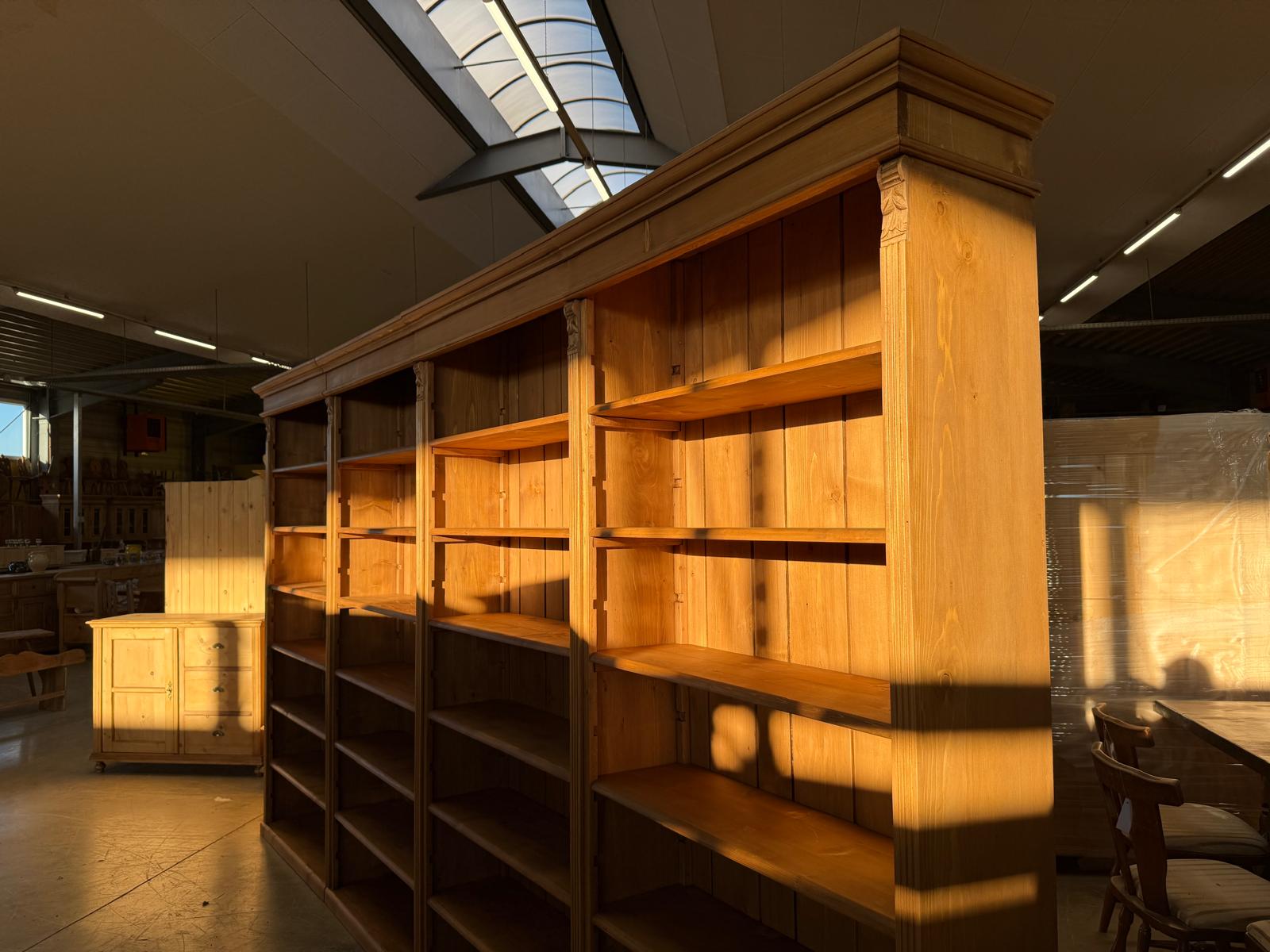 Grosses Bücherregal Stellage Bücherschrank Bauernkasten Bücherwand G2407