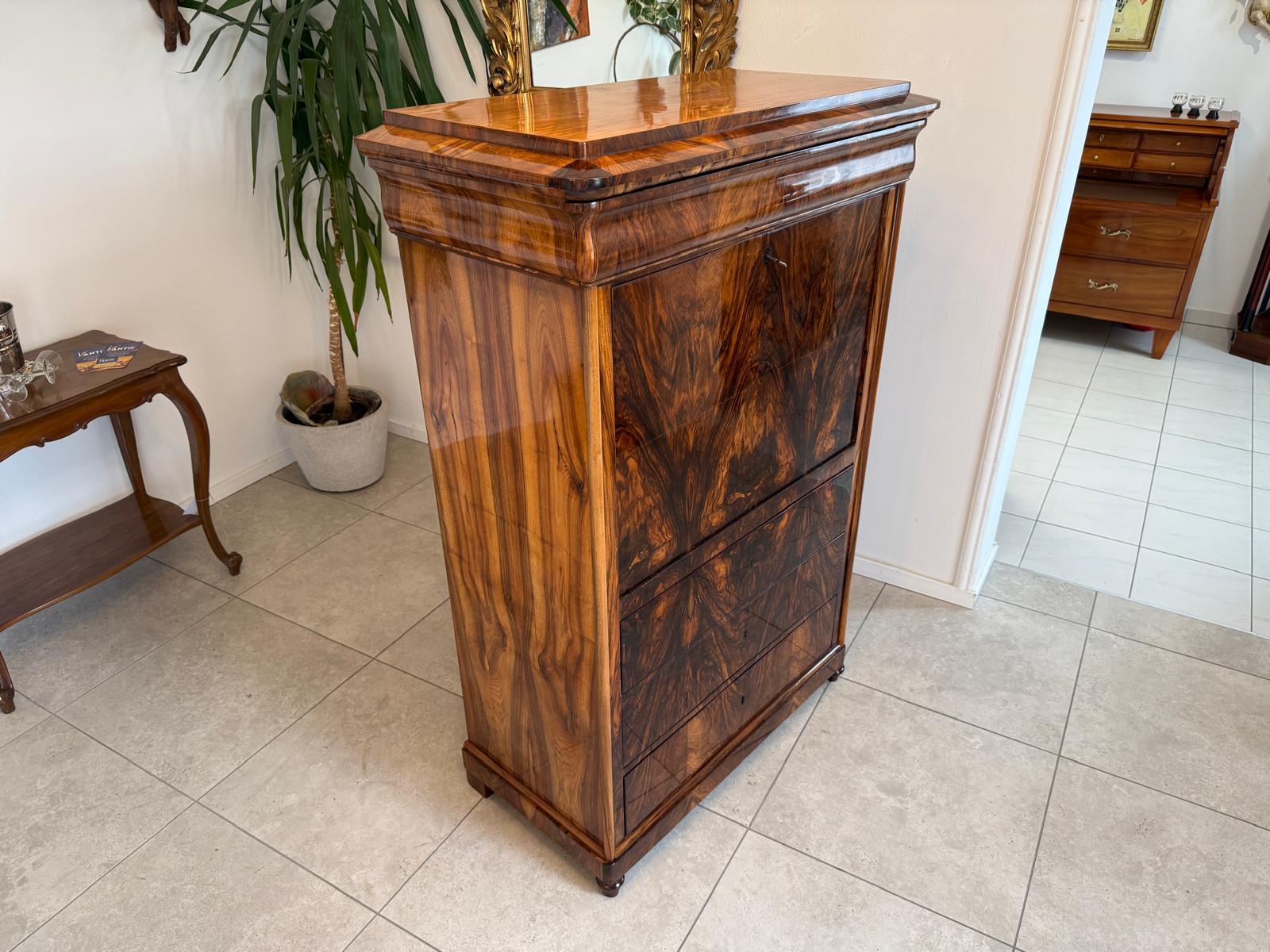 Sale Restaurierter Spätbiedermeier Standsekretär Schellack G1816