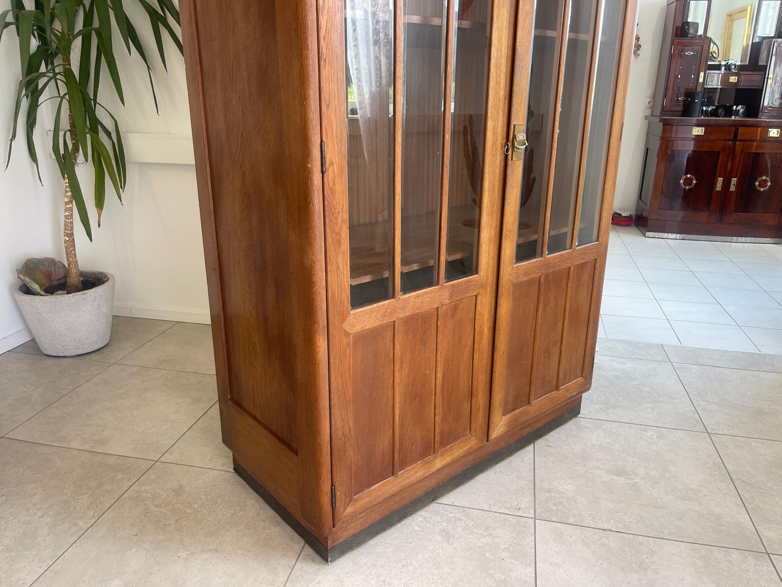 Originale Jugendstil Vitrine Bücherschrank Glasschrank G1600