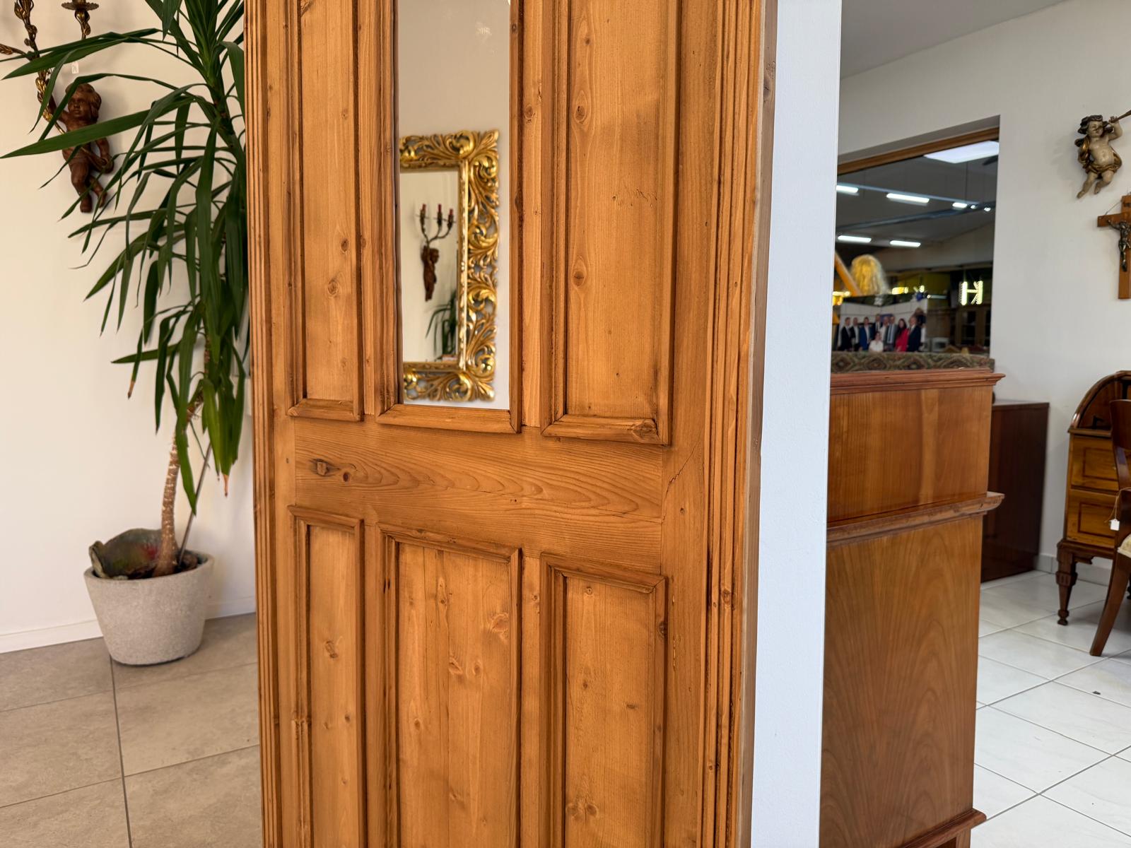 Vollholz Garderobenschrank Bauernschrank Kleiderschrank G2293