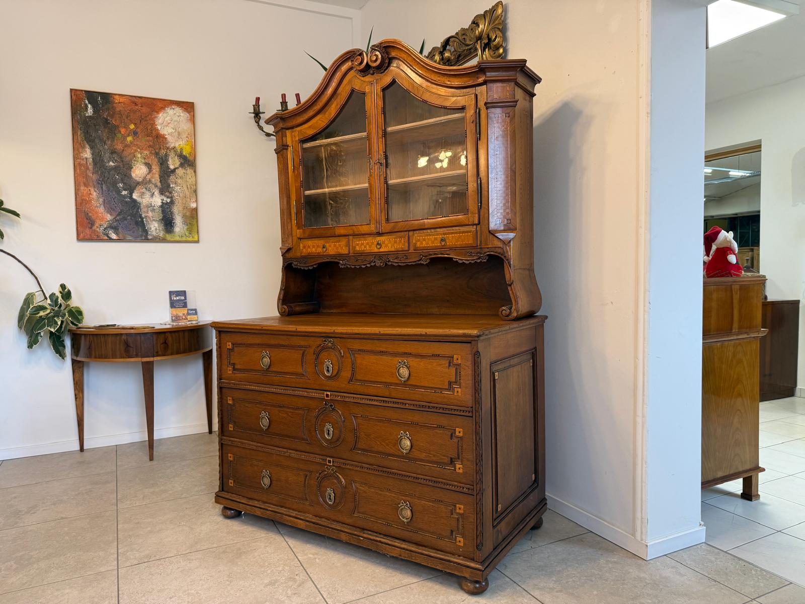 Originaler Josefinischer Aufsatzsekretär Aufsatzkommode Antiquität G2371