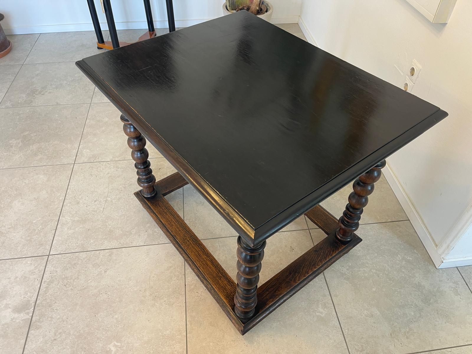 Sale Originaler Prächtiger Tisch Barocktisch Säulentisch G1205