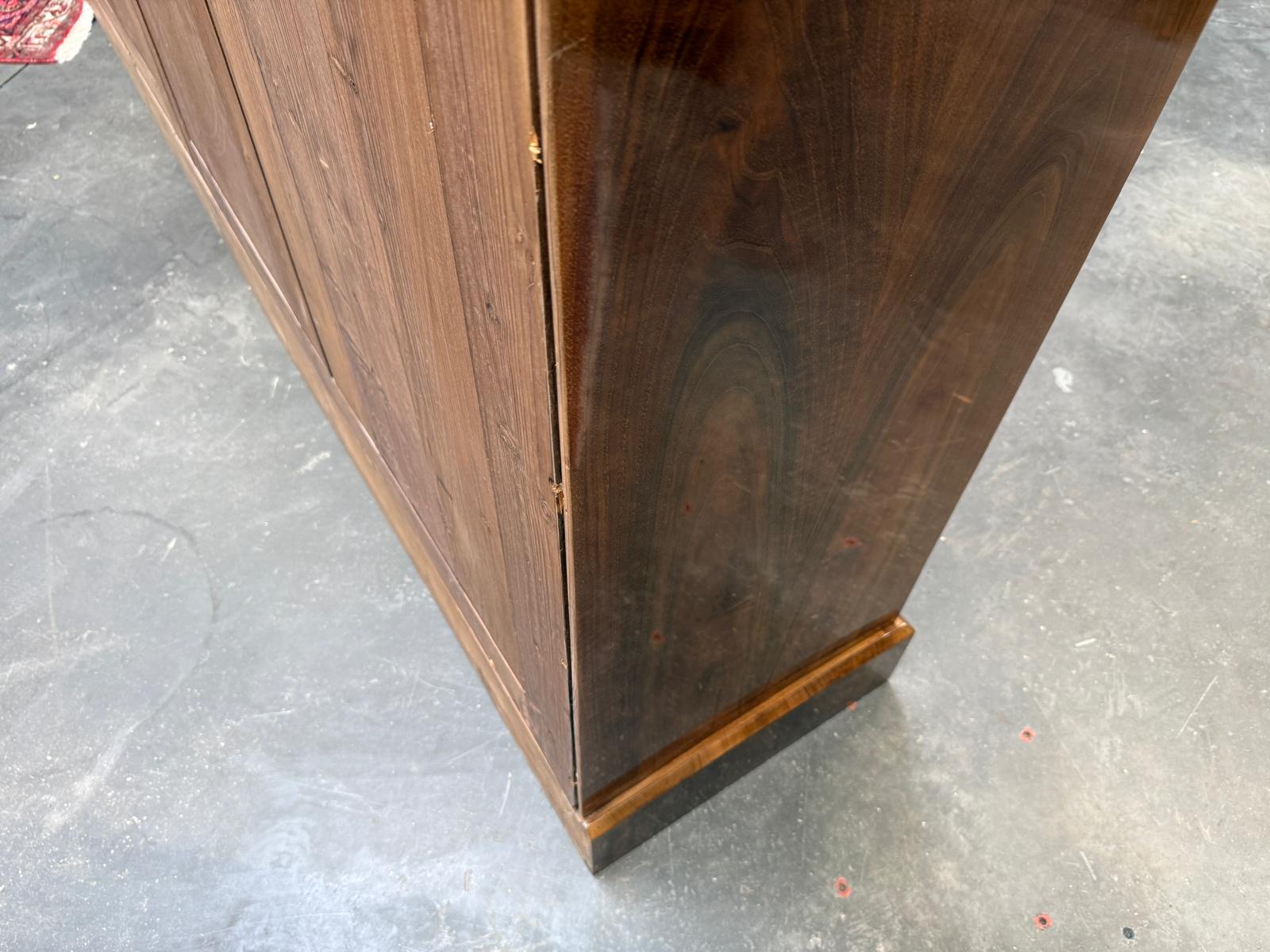 SALE Restaurierte Biedermeier Vitrine Bücherschrank Bibliotheksschrank ANTIQUITÄT D1225