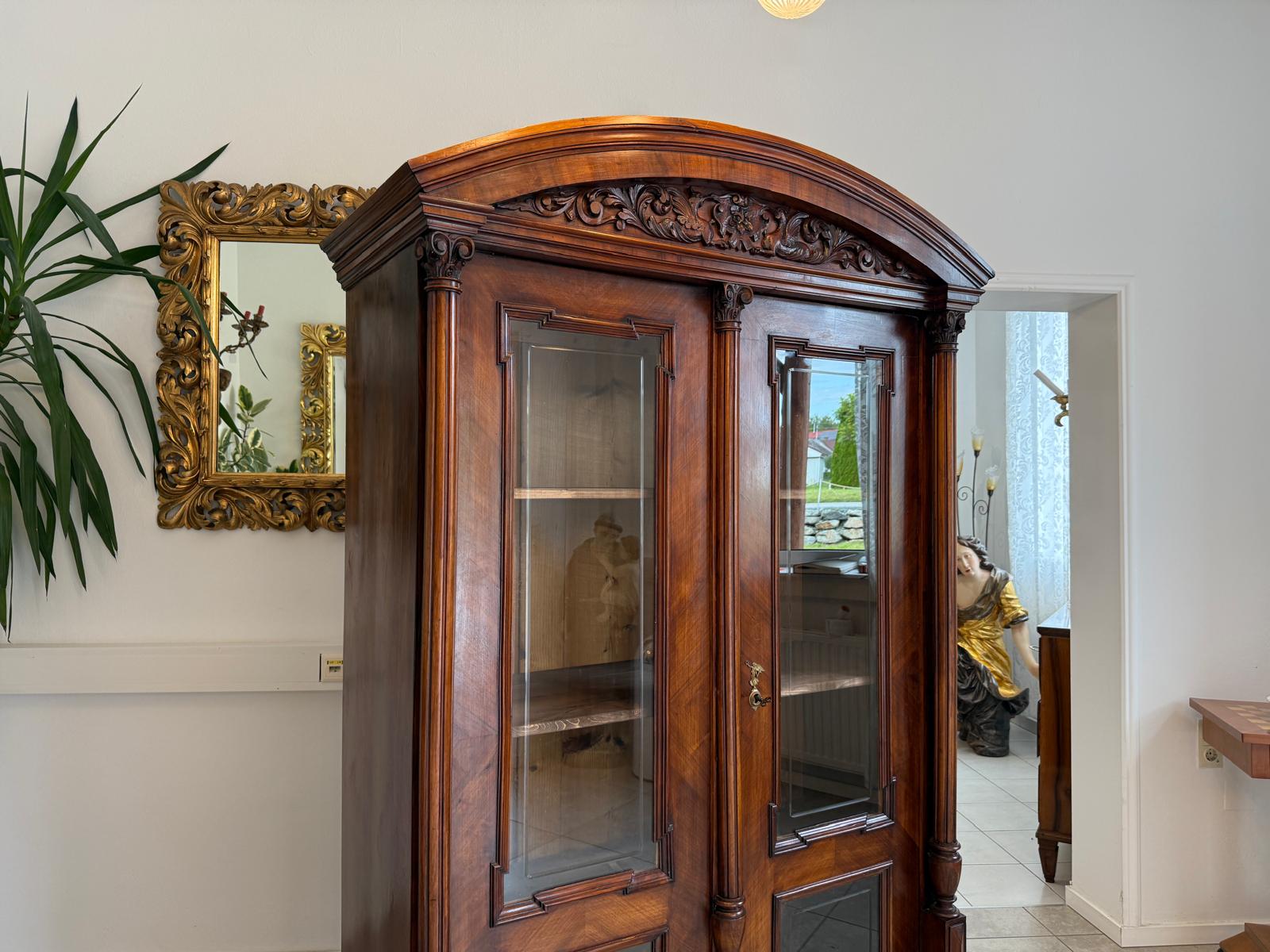 SALE Gründerzeit Vitrine Bücherschrank Sammlervitrine Antiquität G1905