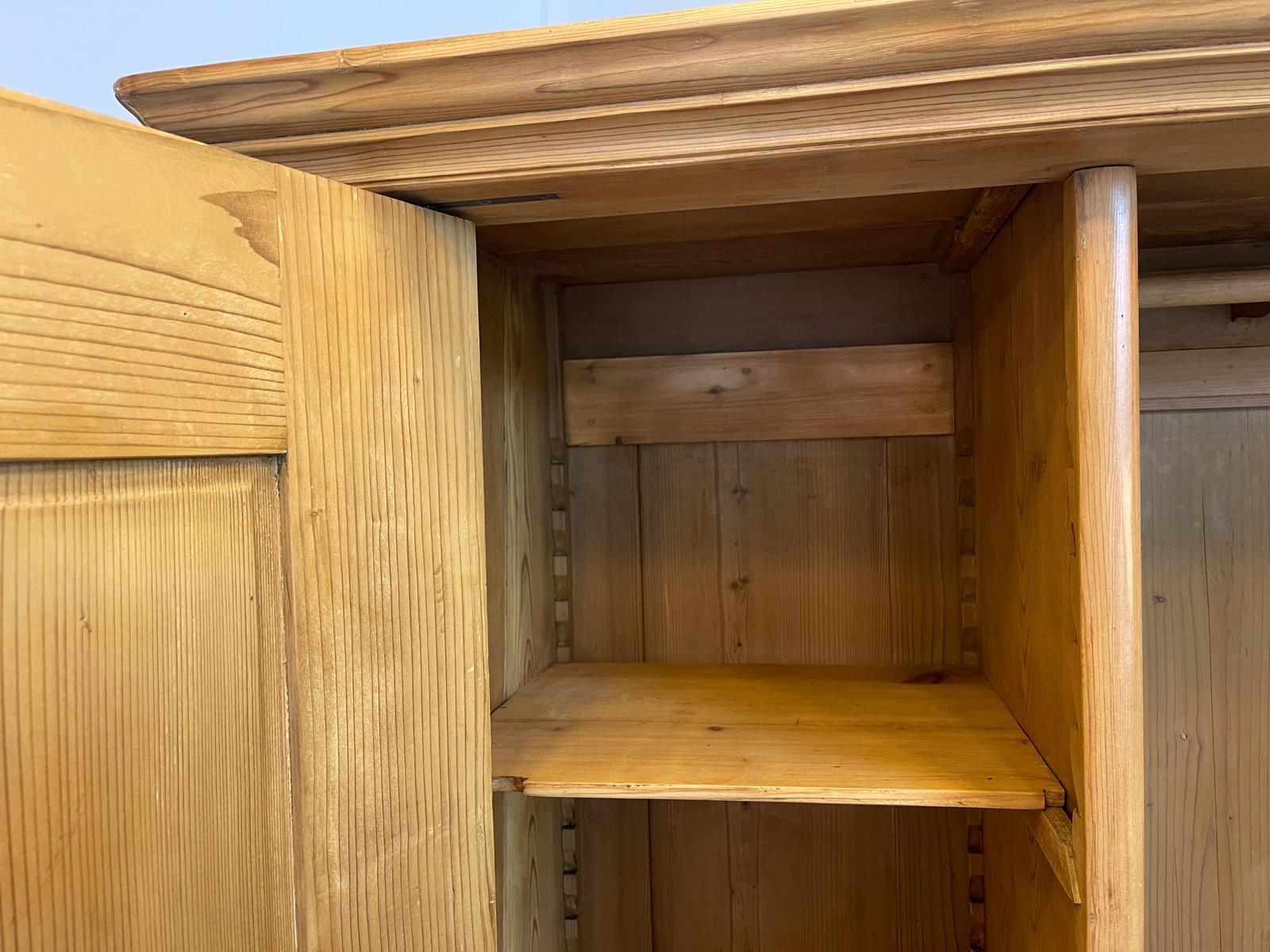 Steirischer Gründerzeit Bauernschrank Naturholzschrank G1091