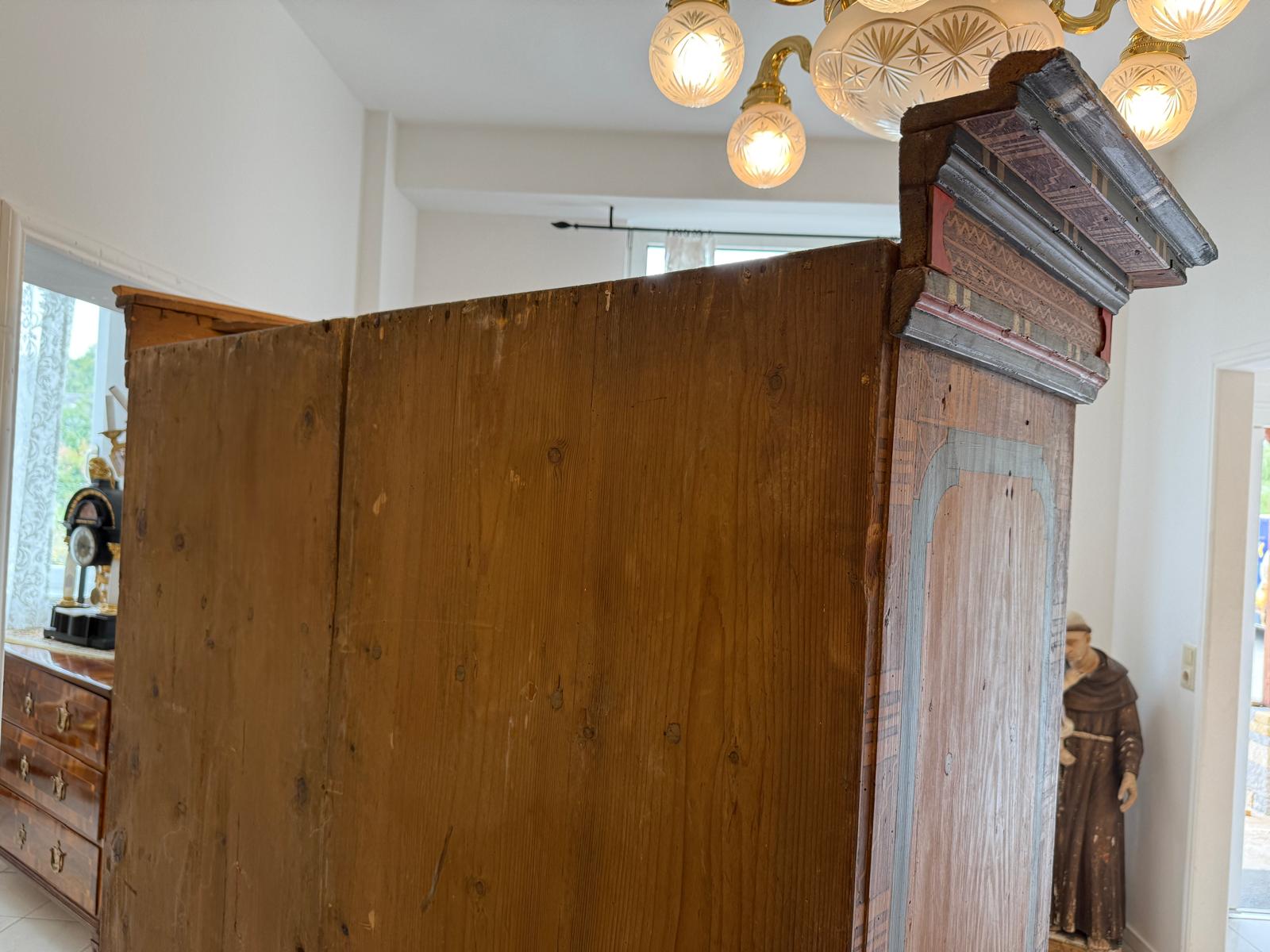 Handbemalter Barockschrank Bauernschrank Bauernkasten G1869