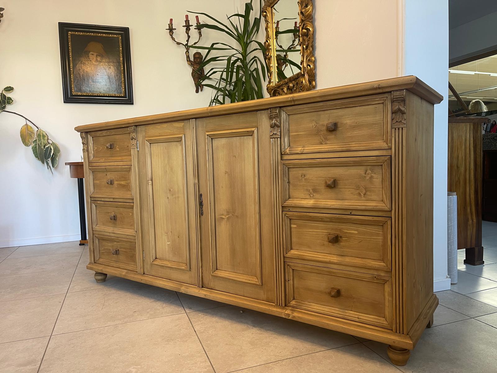 Massivholzkommode Ladenkommode Bauernmöbel Bauernmöbel Bauernschrank G1298