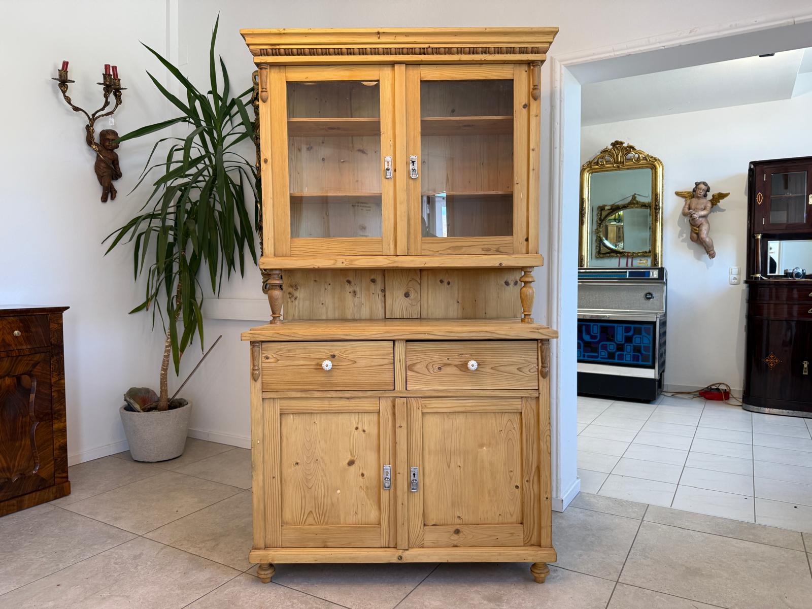 Jugendstil Küchenbuffet Küchenschrank Küchenkredenz Original D2407