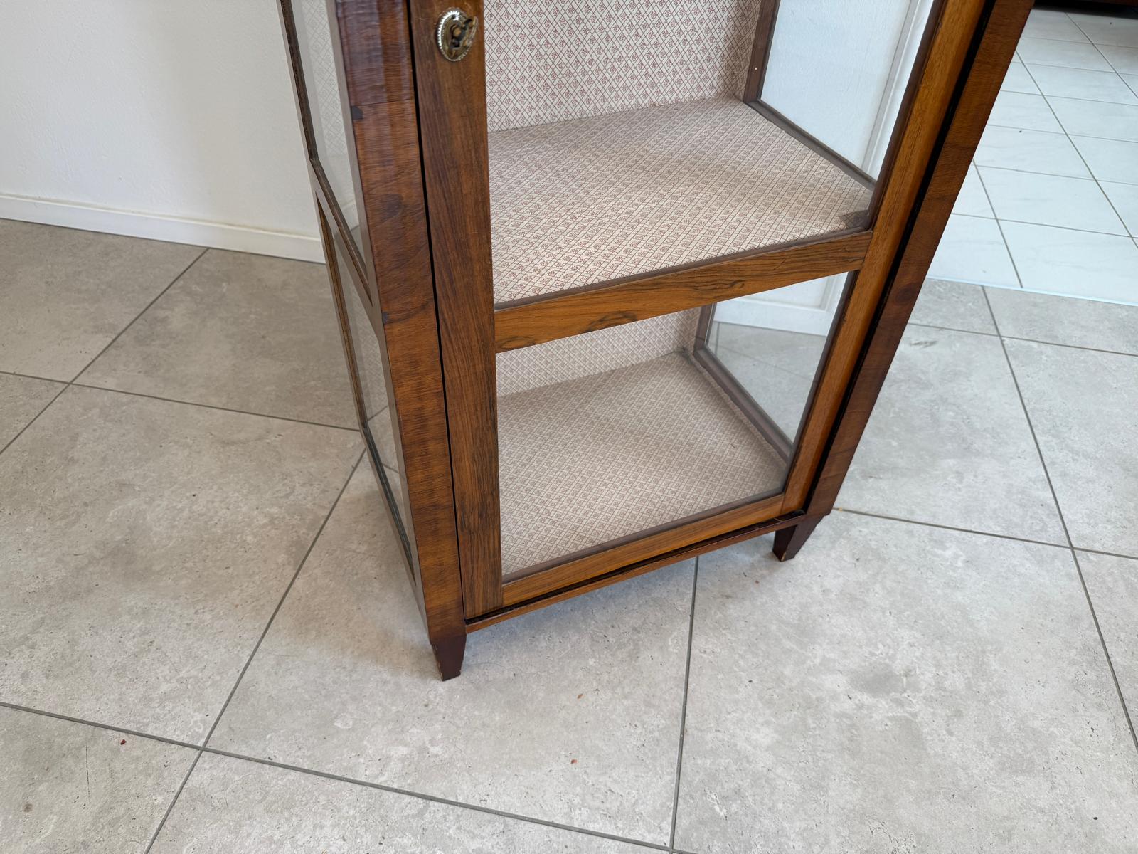 Stilvitrine Biedermeier Glasschrank Bücherschrank G1919