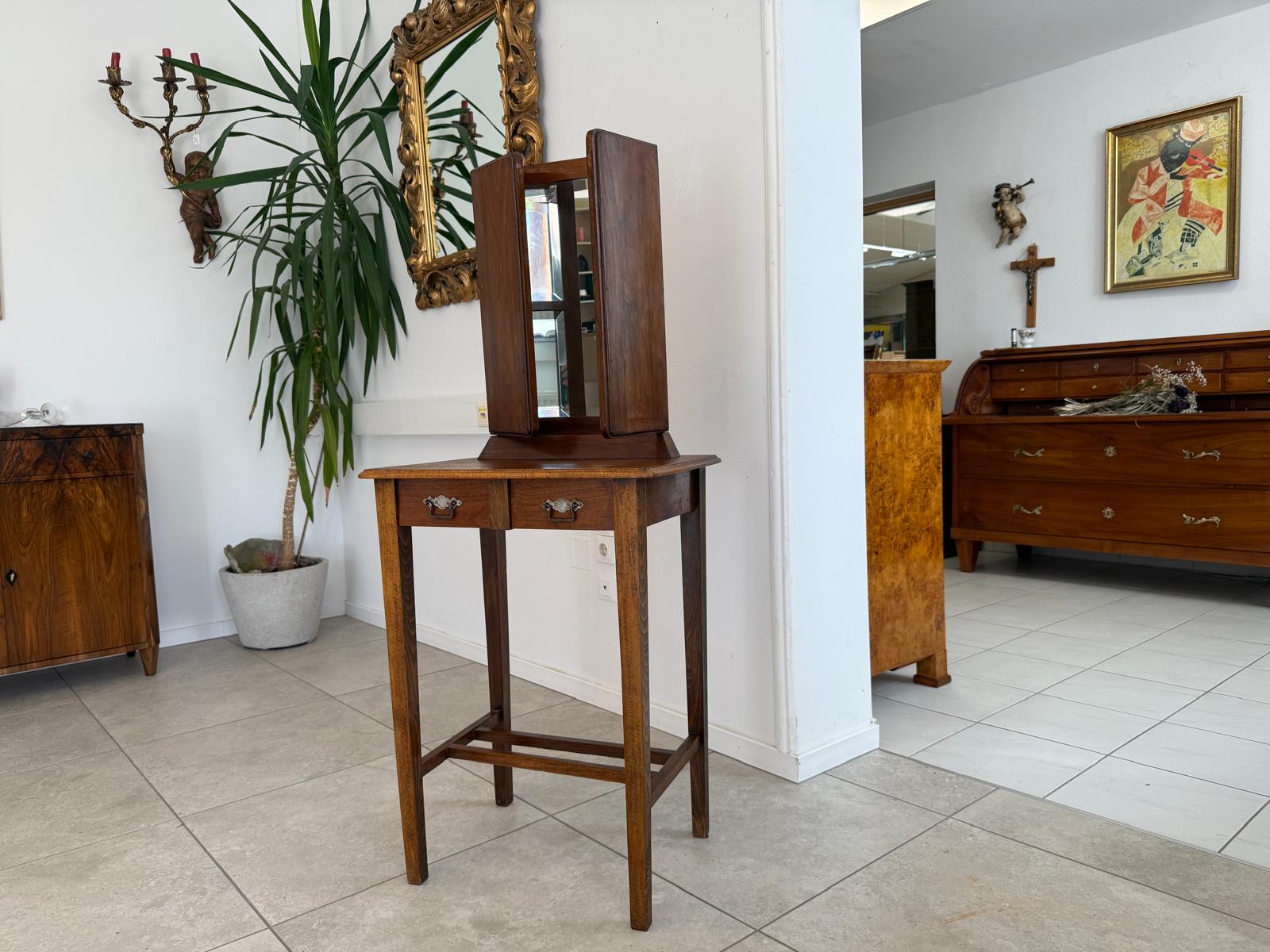 Restaurierter Jugendstil Tisch Schminktisch Beistelltisch G1958
