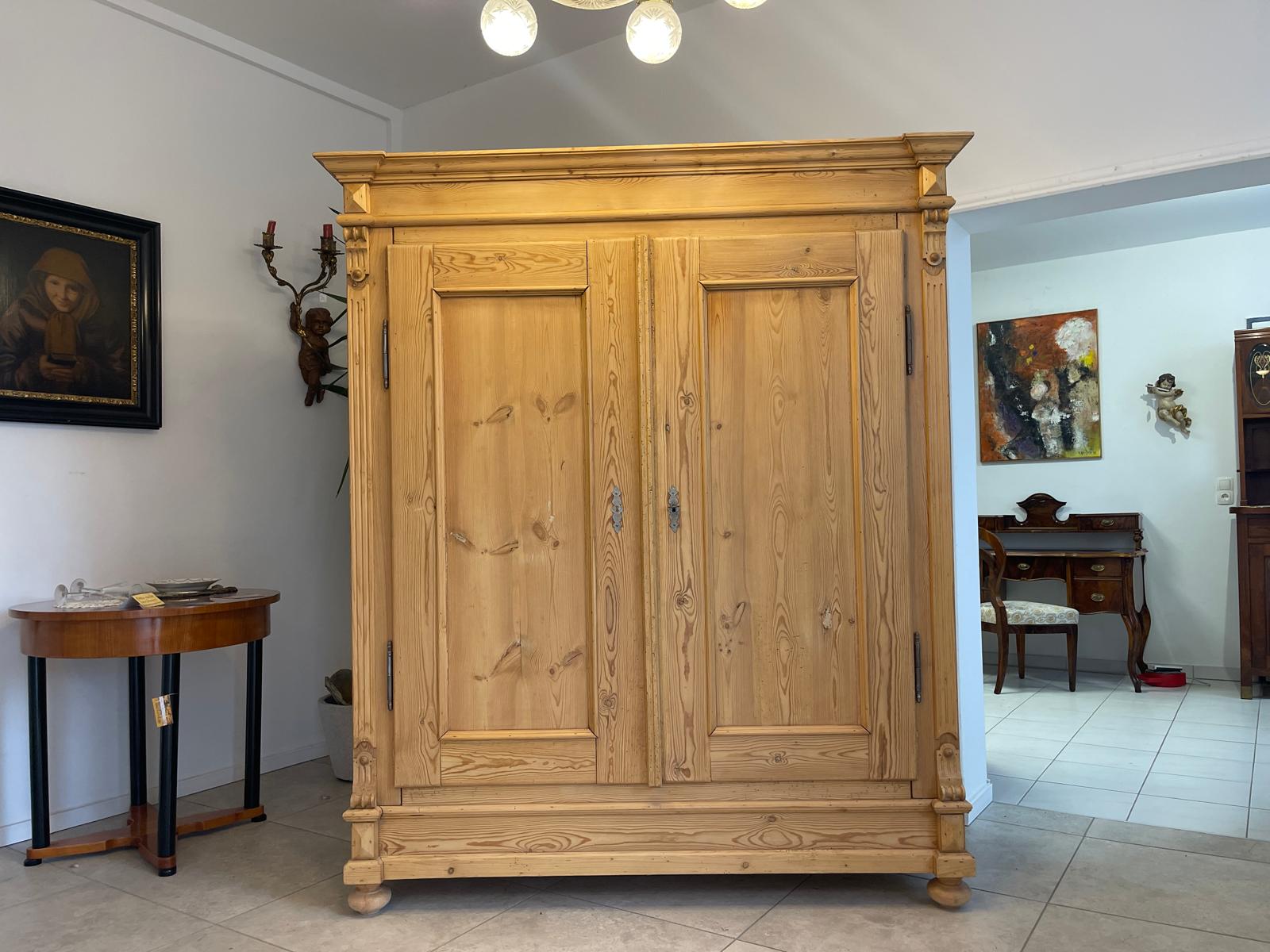 Originaler Bauernschrank Historismus Gründerzeit Hallenschrank Bauernkasten G1261