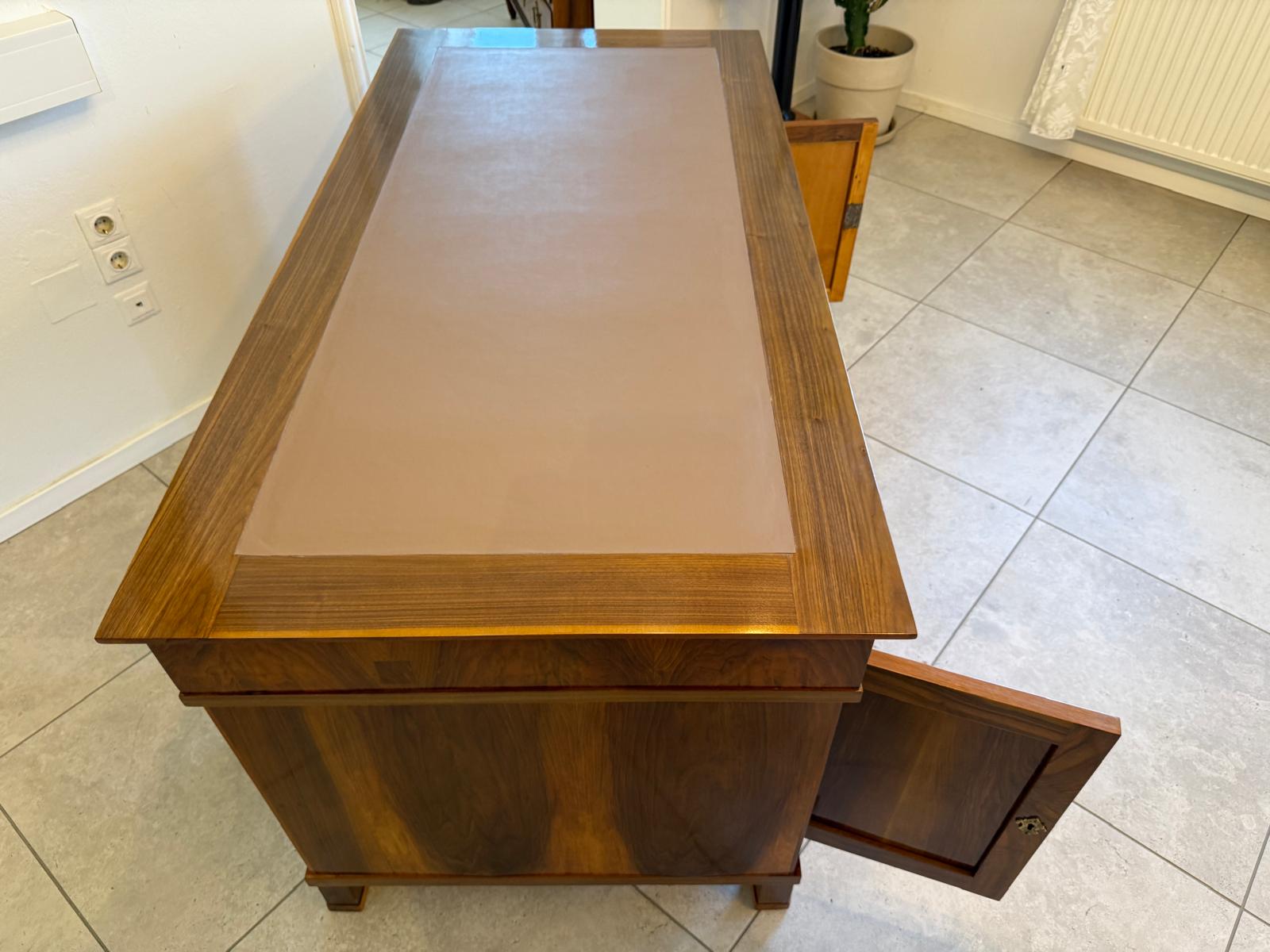 Restaurierter Biedermeier Schreibtisch Sekretär Bürotisch Antiqutität G2163